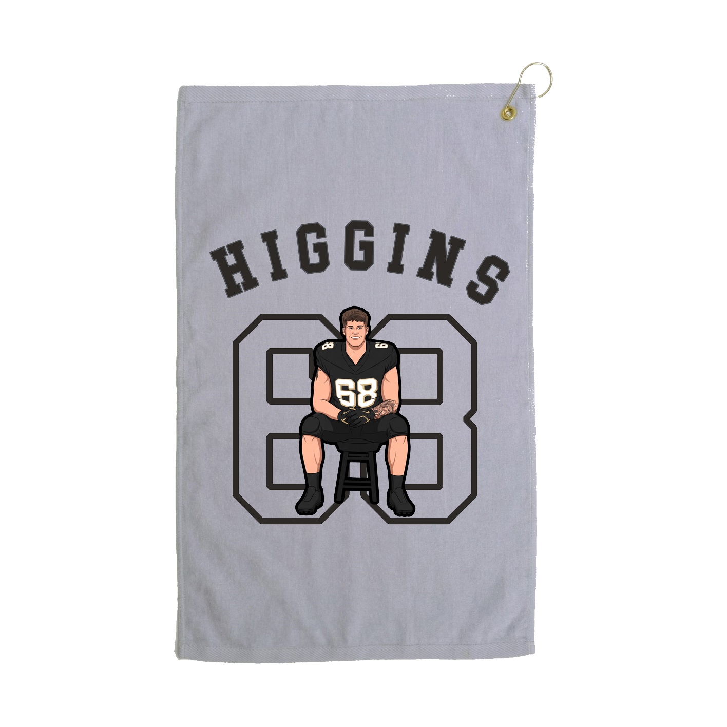 Golf Towel — Shirsey Arch in Grey