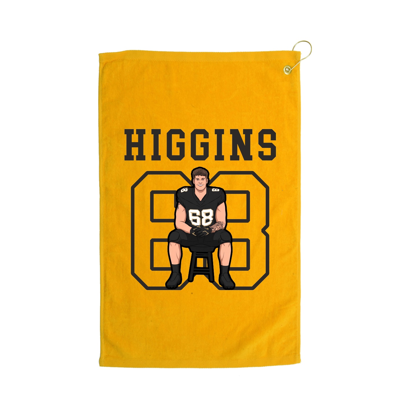 Golf Towel — Shirsey in Gold