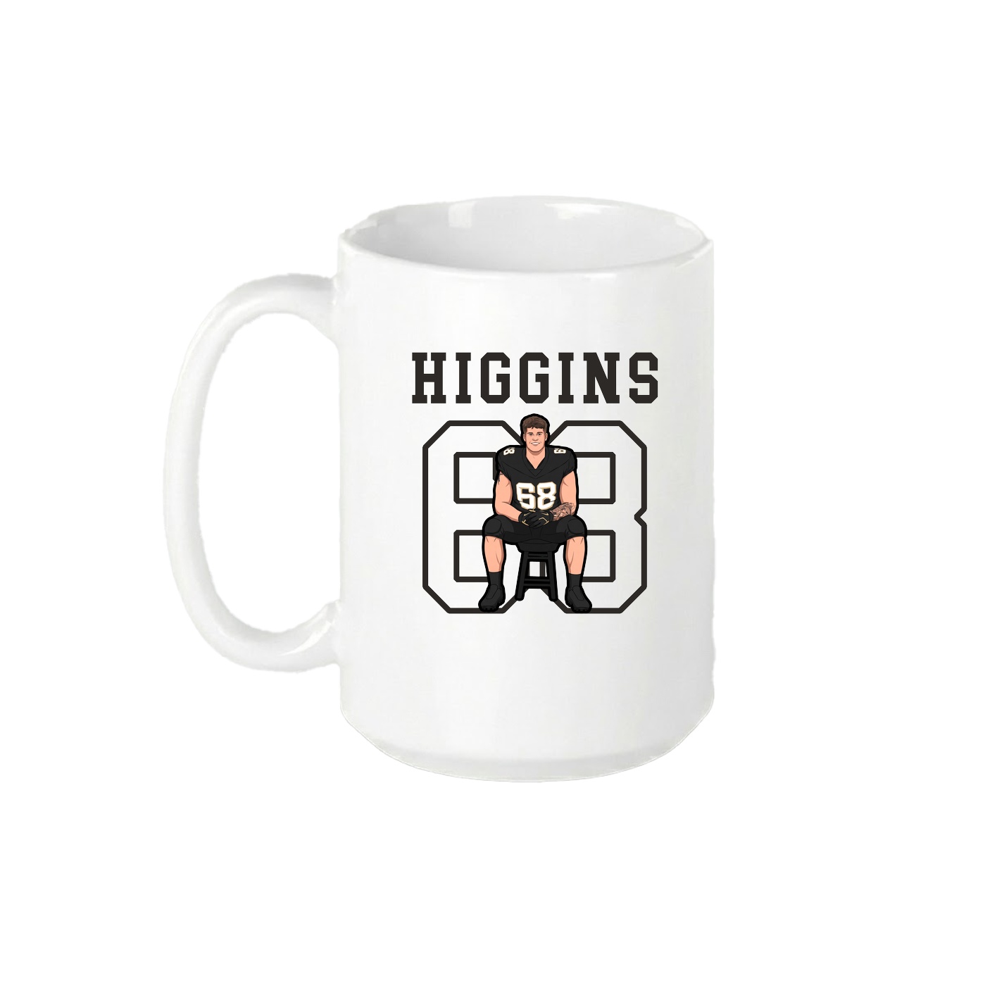 15oz Coffee Mug — Shirsey in White