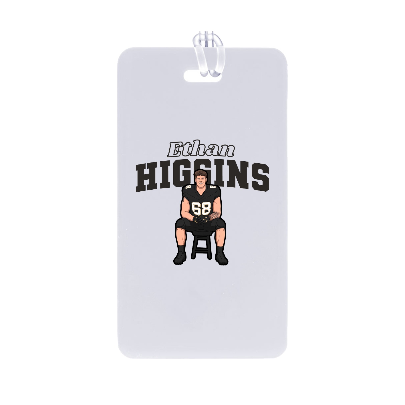 Bag Tag — Name Arch in Classic