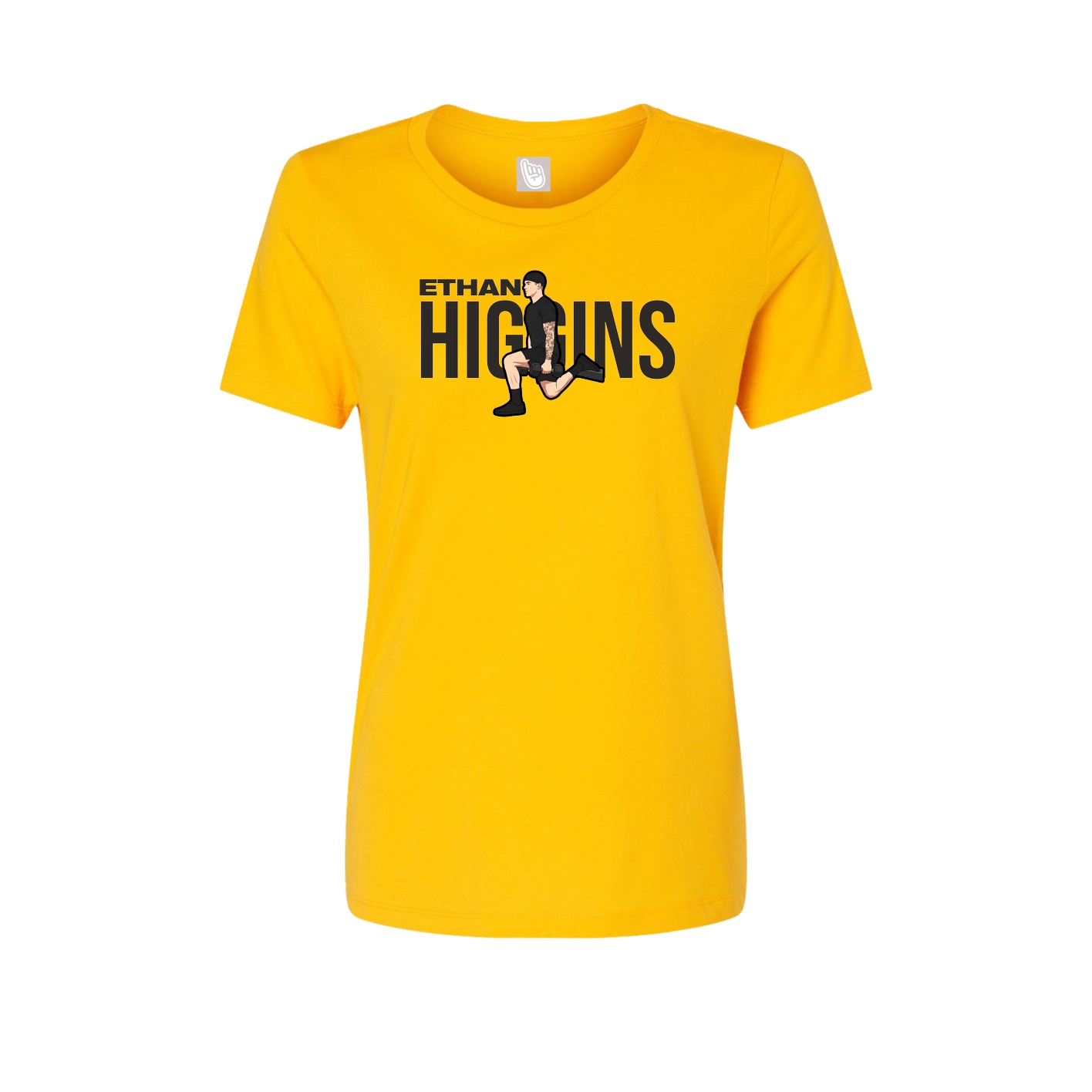 Womens Tee — Player Name in Gold