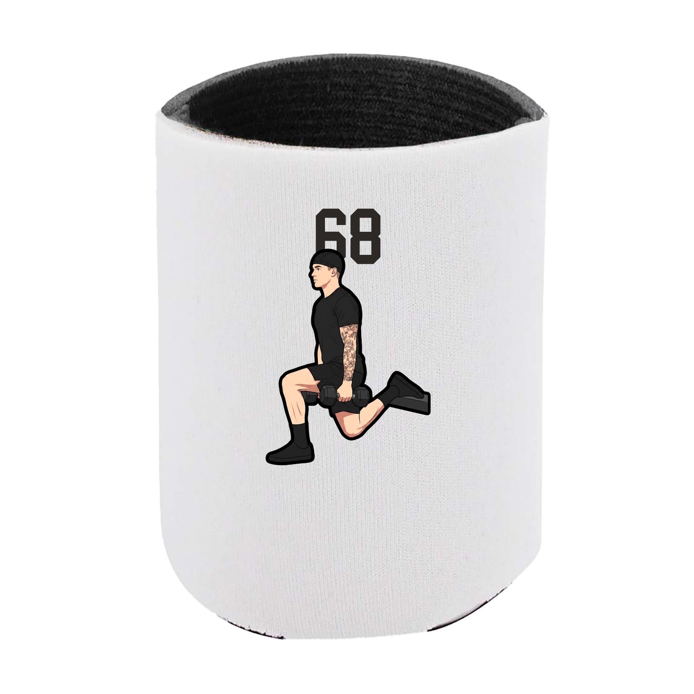 Can Holder — Number Top in White
