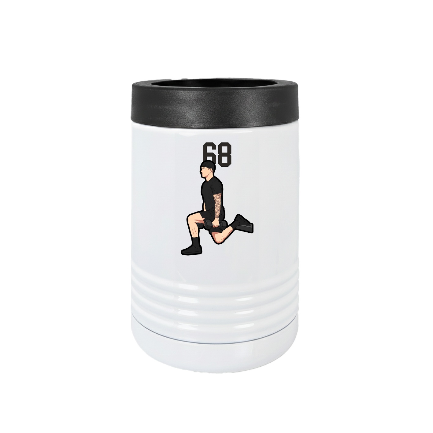 Beverage Holder — Number Top in White