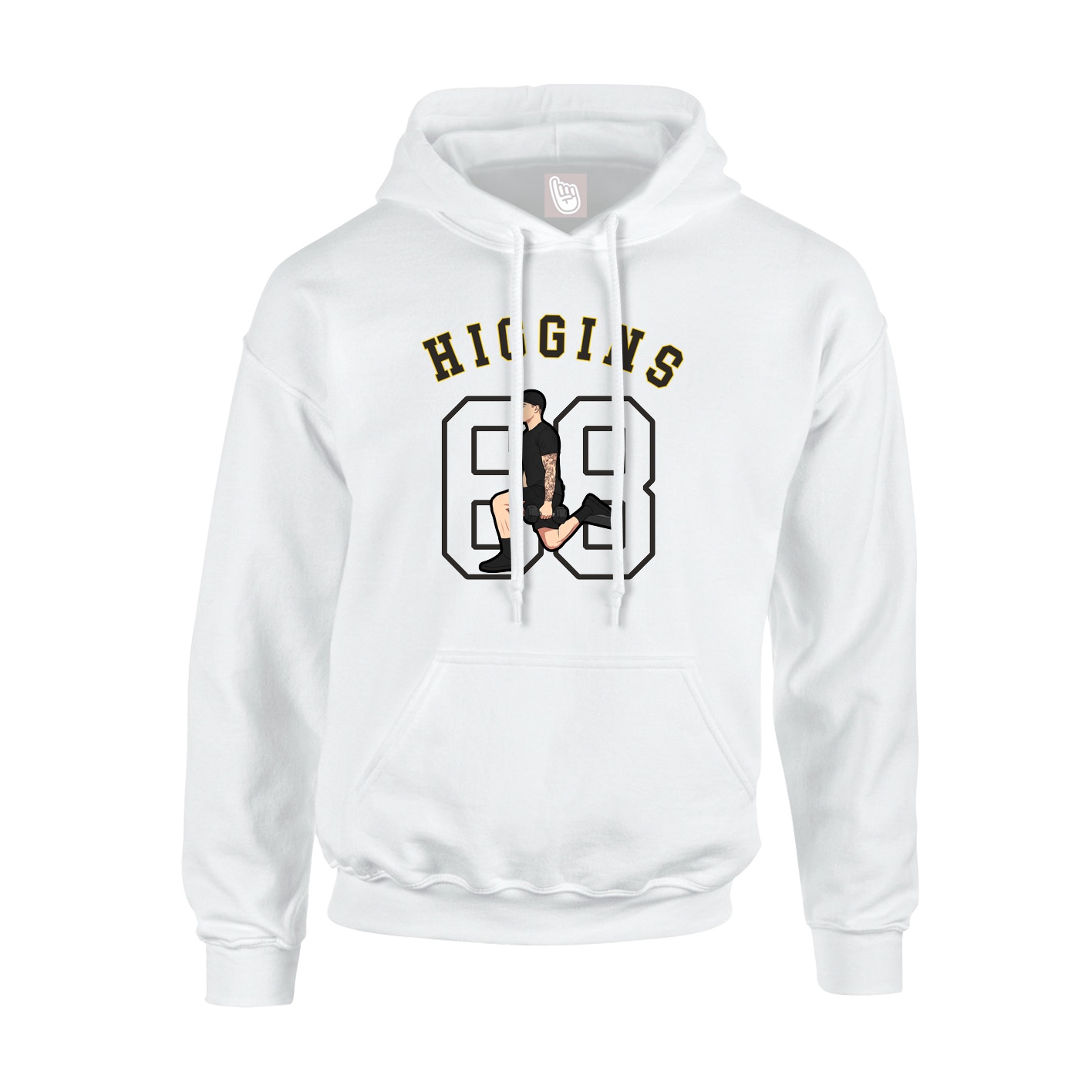 Youth Hoodie — Shirsey Arch in White