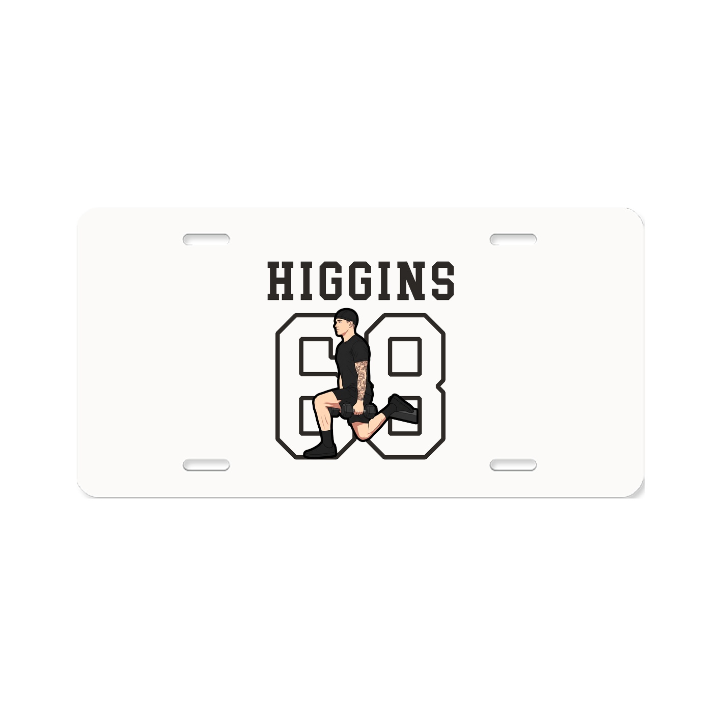 License Plate — Shirsey in Classic
