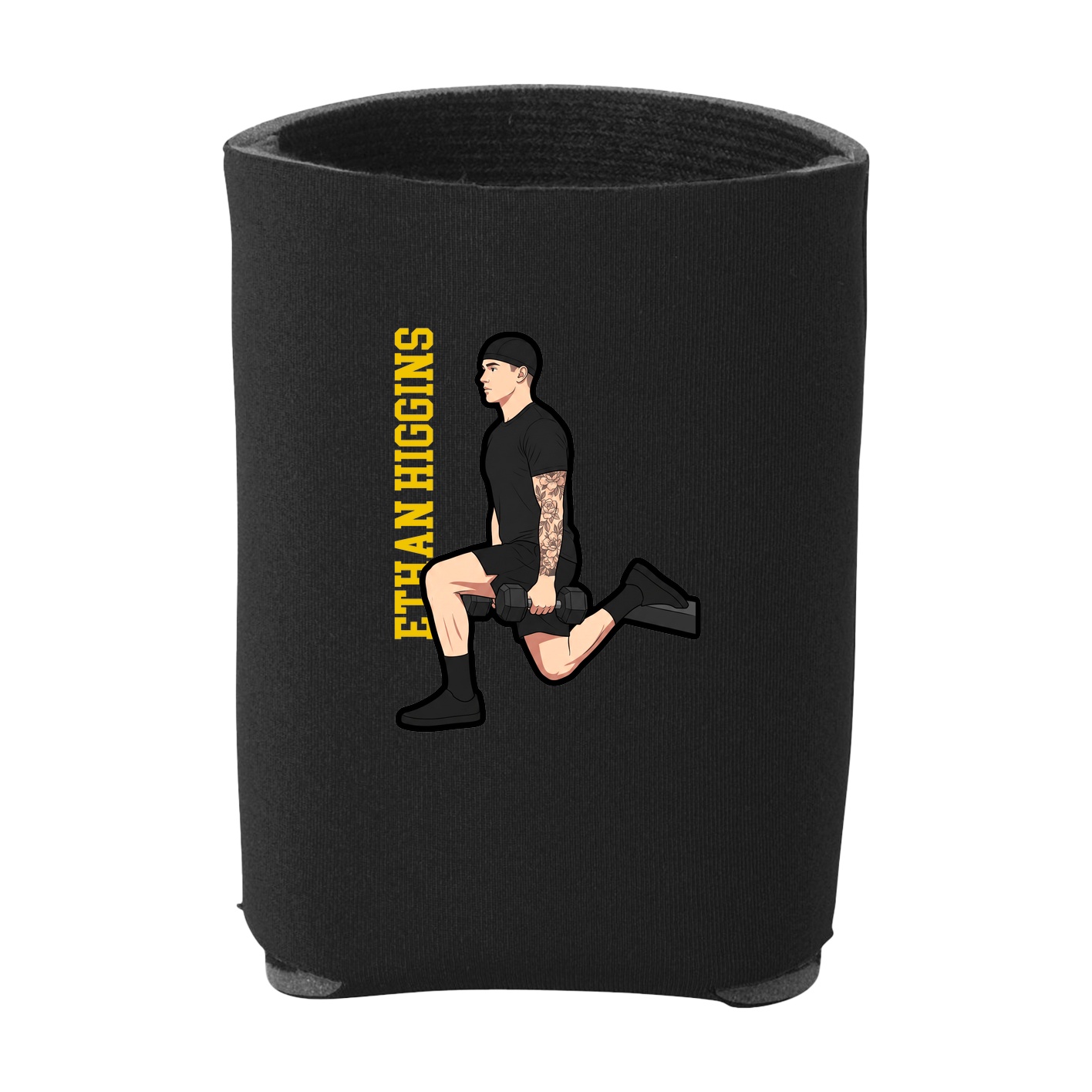 Can Holder — Name Vertical in Black