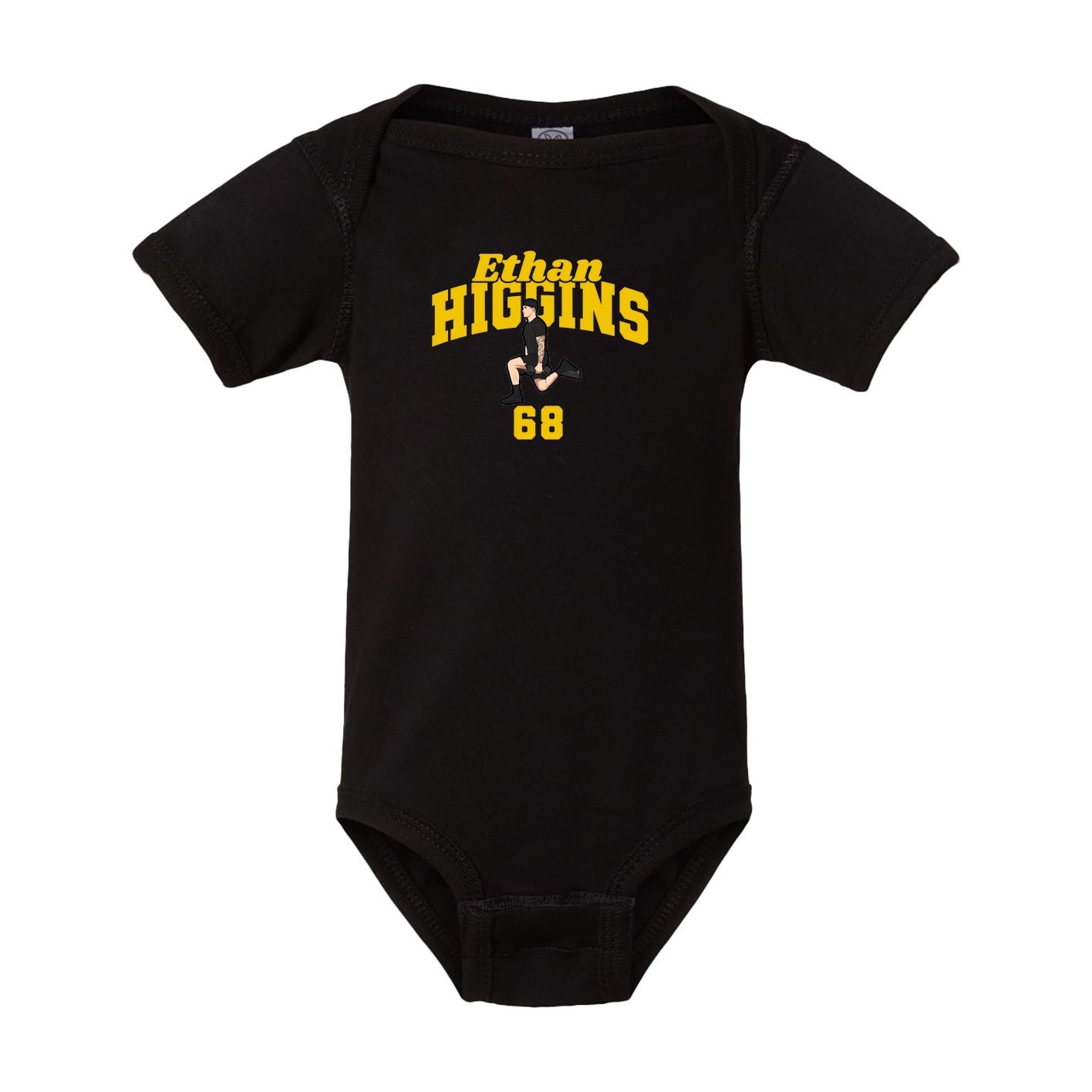 Baby Onesie — Signature Arch in Black
