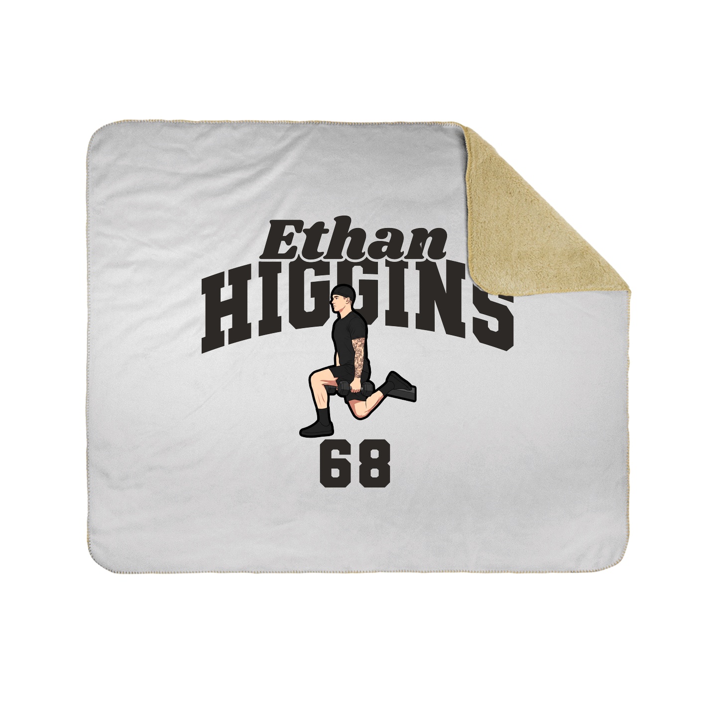 Throw Blanket — Signature Arch in White