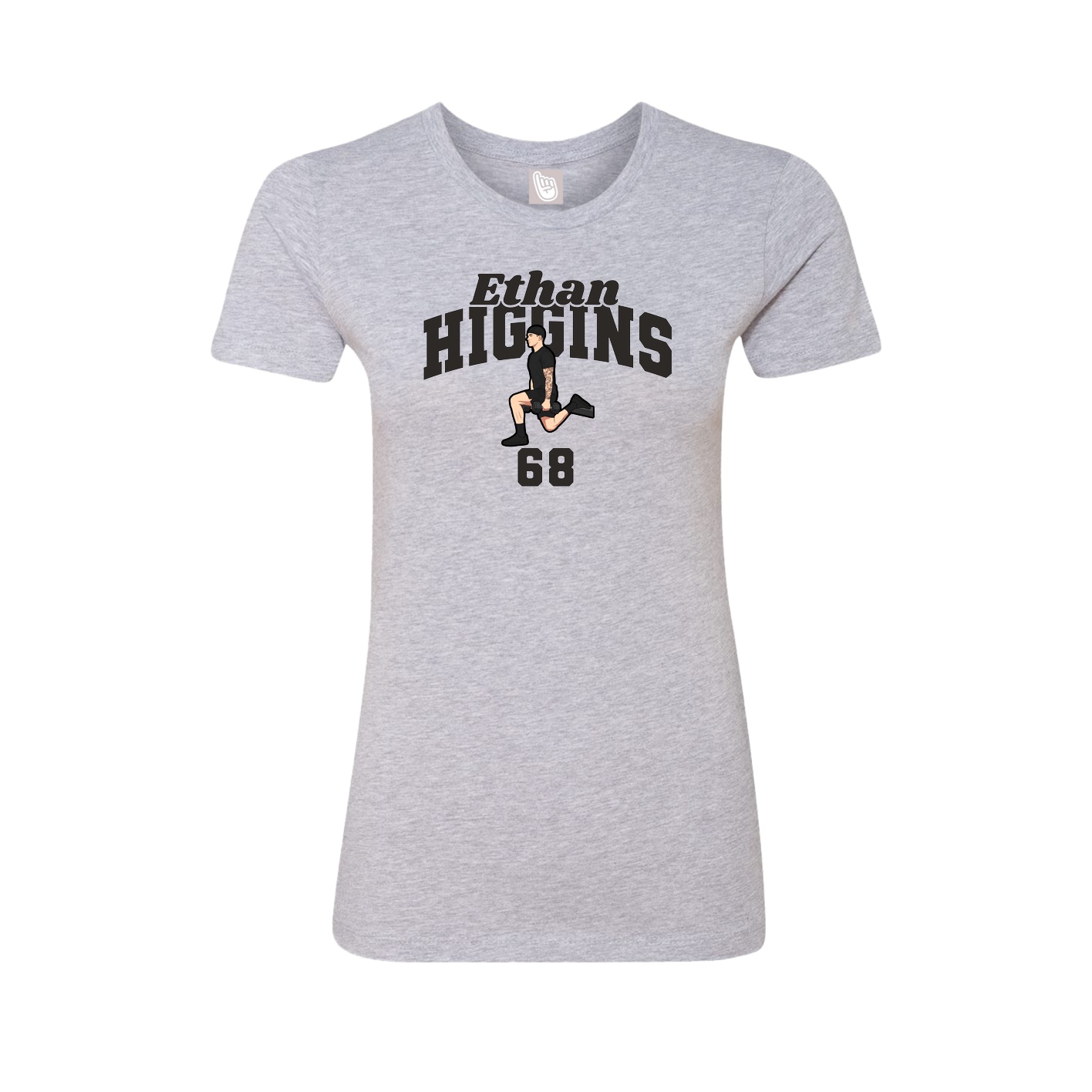 Womens Tee — Signature Arch in Grey