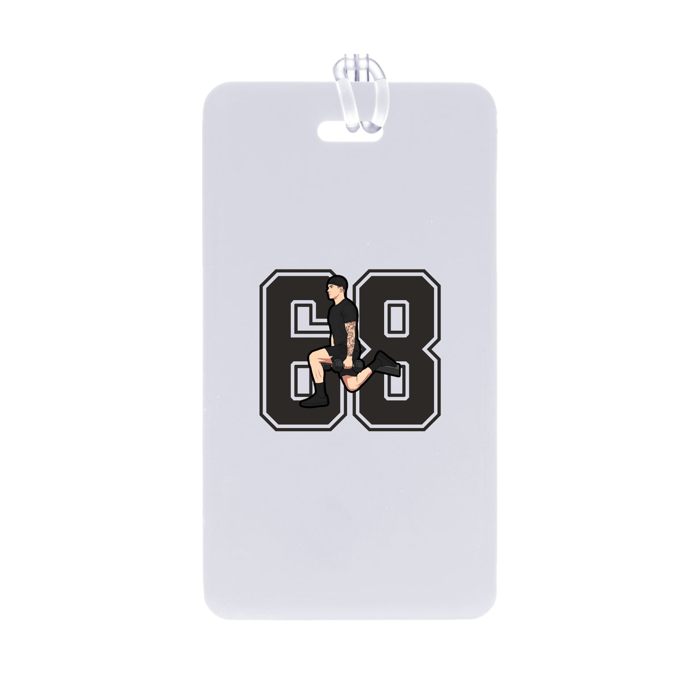 Bag Tag — Number in Classic