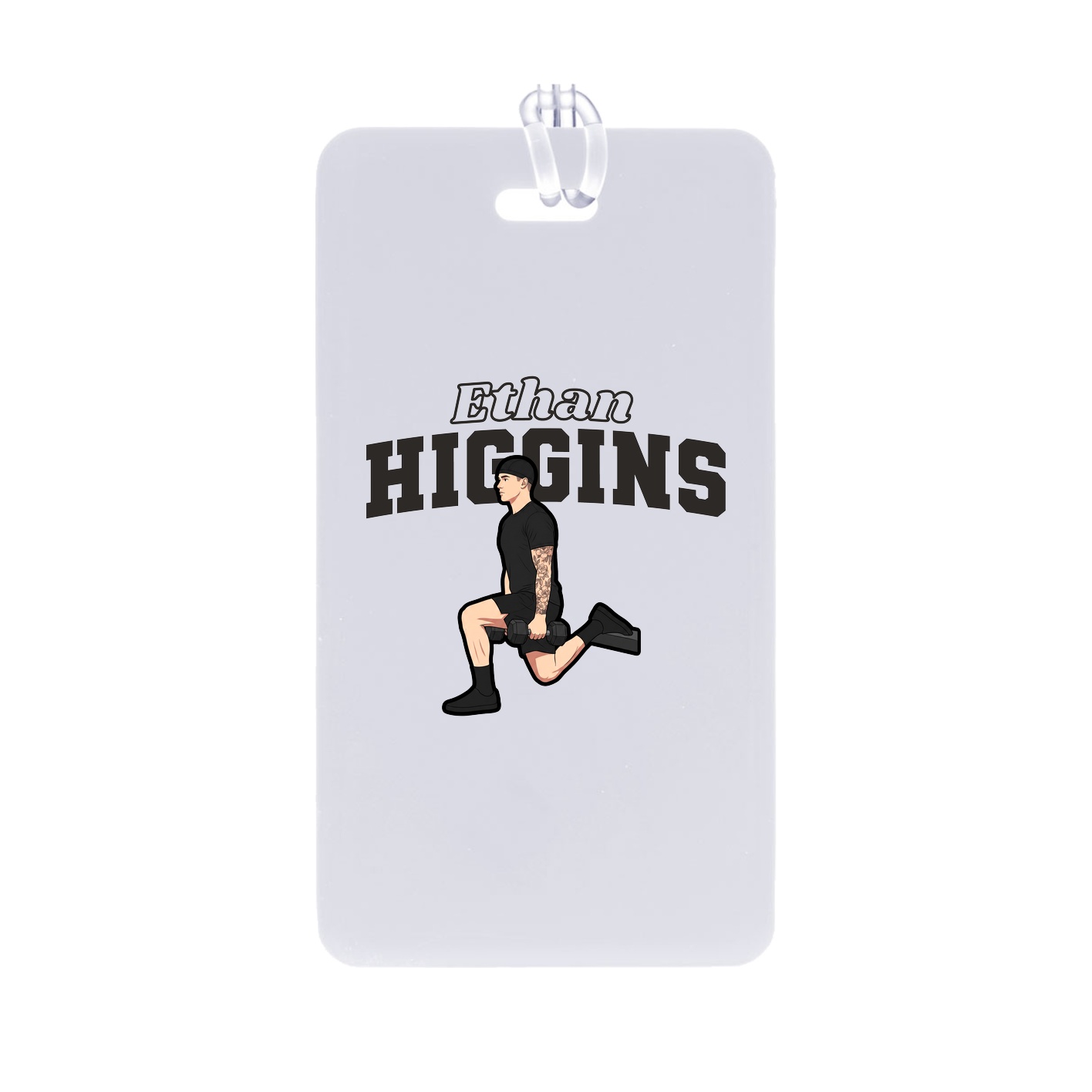Bag Tag — Name Arch in Classic
