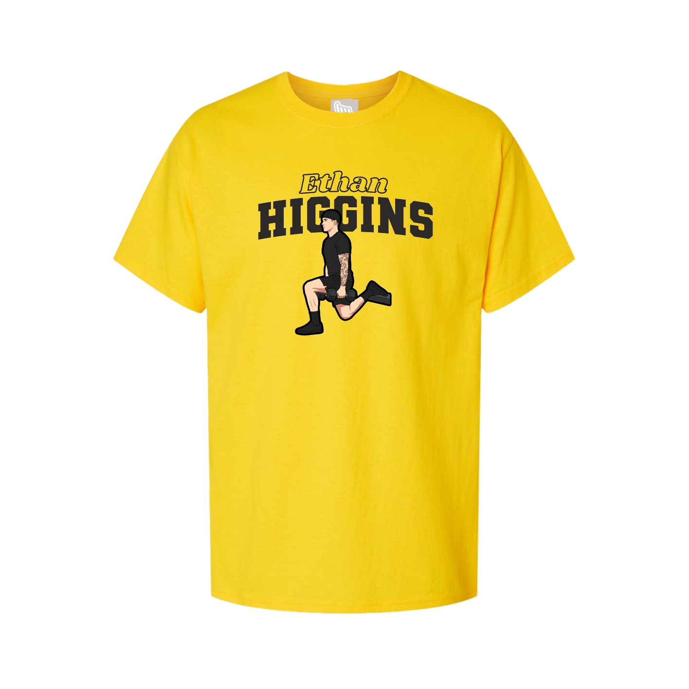 Tee — Name Arch in Gold