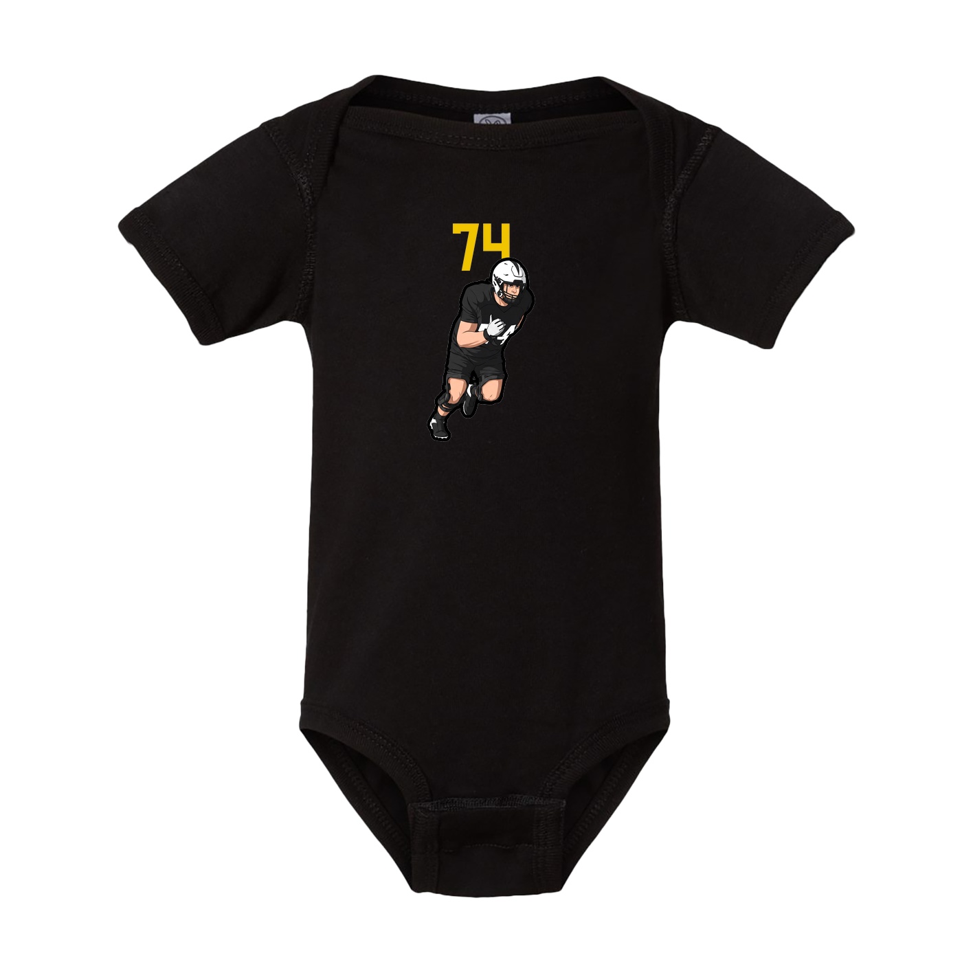 Baby Onesie — Number Top in Black