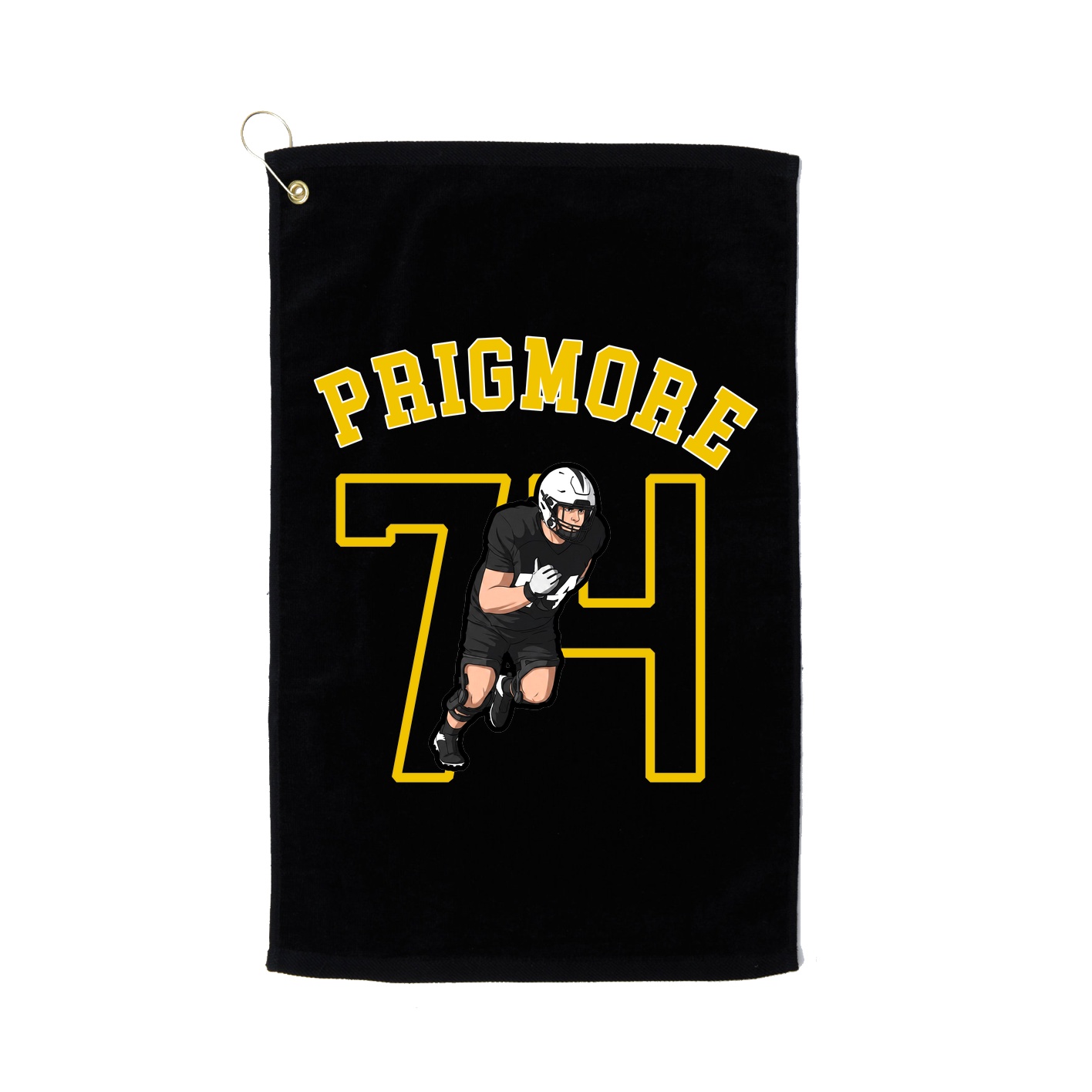 Golf Towel — Shirsey Arch in Black
