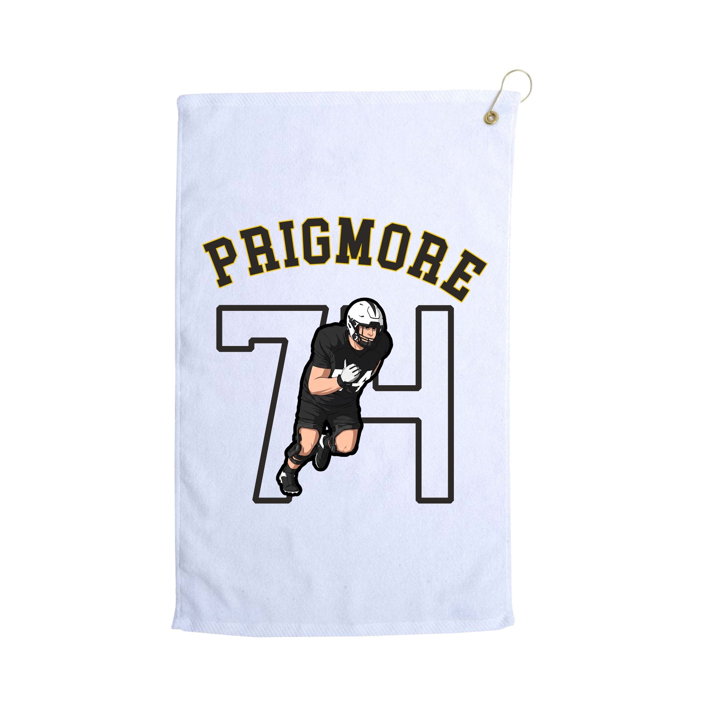 Golf Towel — Shirsey Arch in White