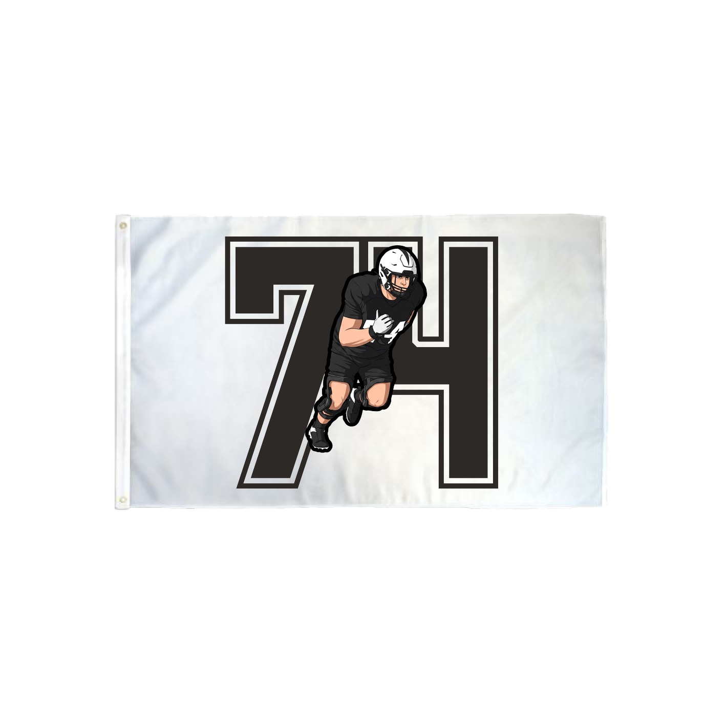 3x5 Flag — Number in Classic