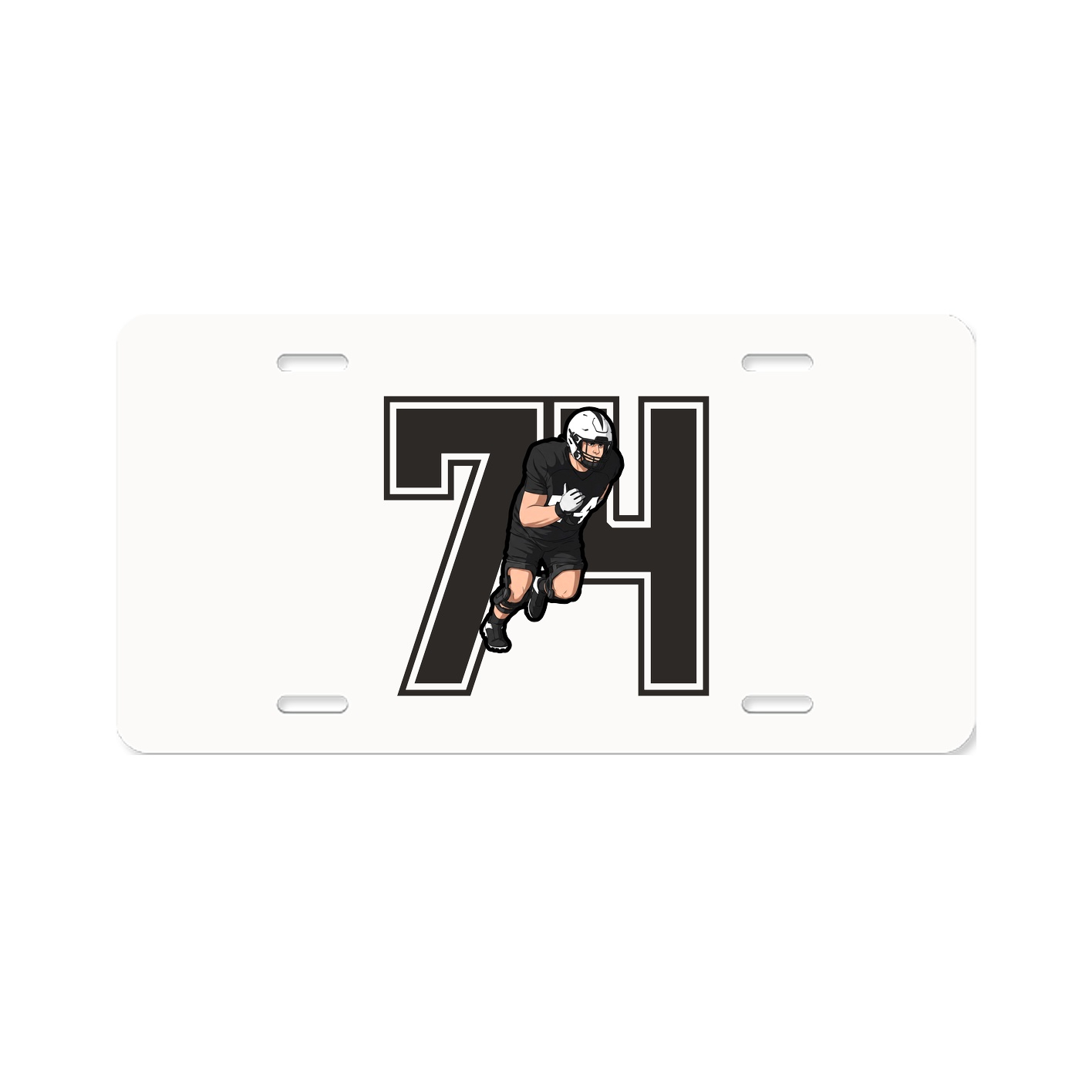 License Plate — Number in Classic