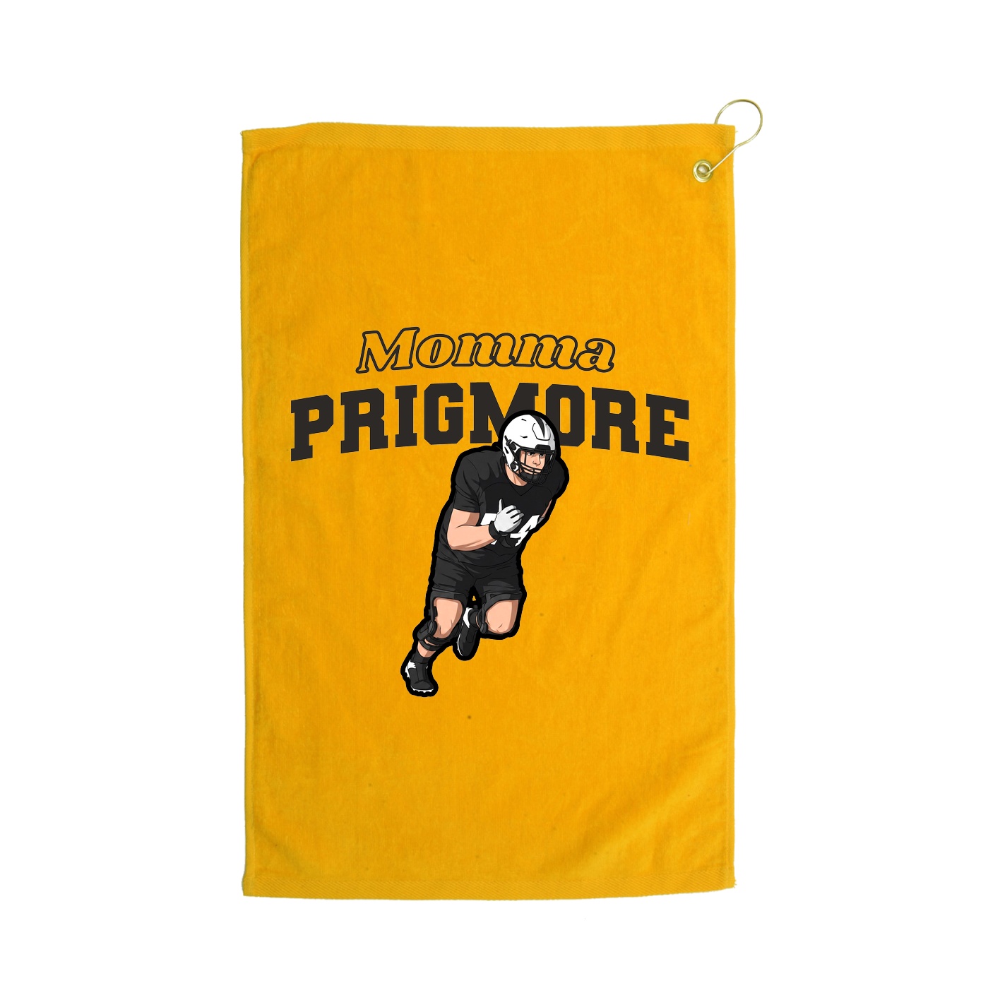 Golf Towel — Mothers Day Block in Gold