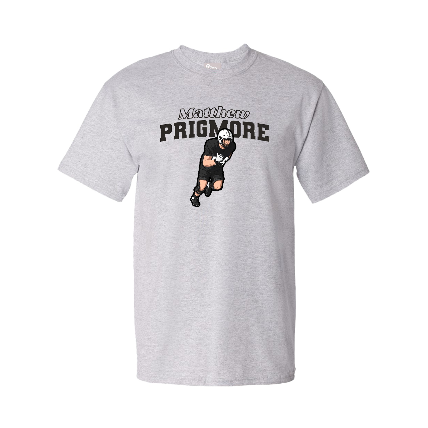 Tee — Name Arch in Grey