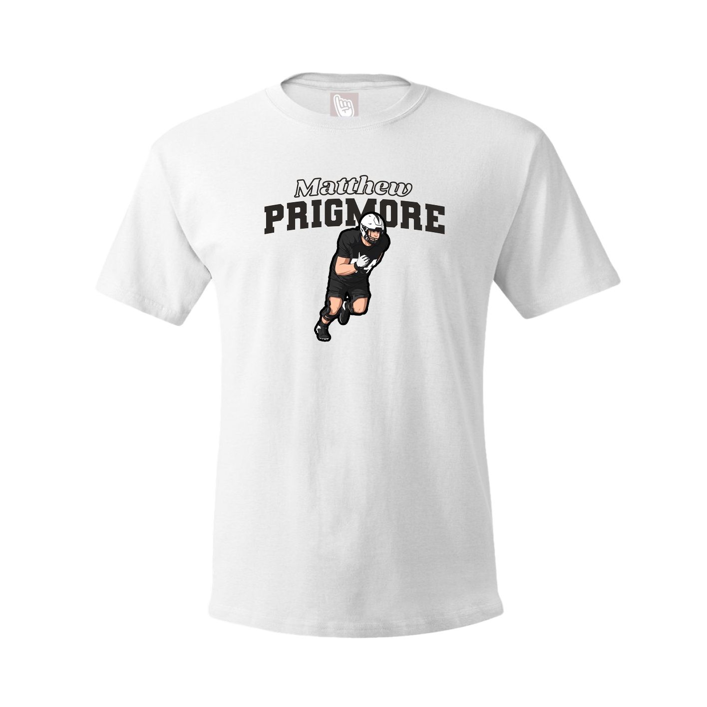 Tee — Name Arch in White