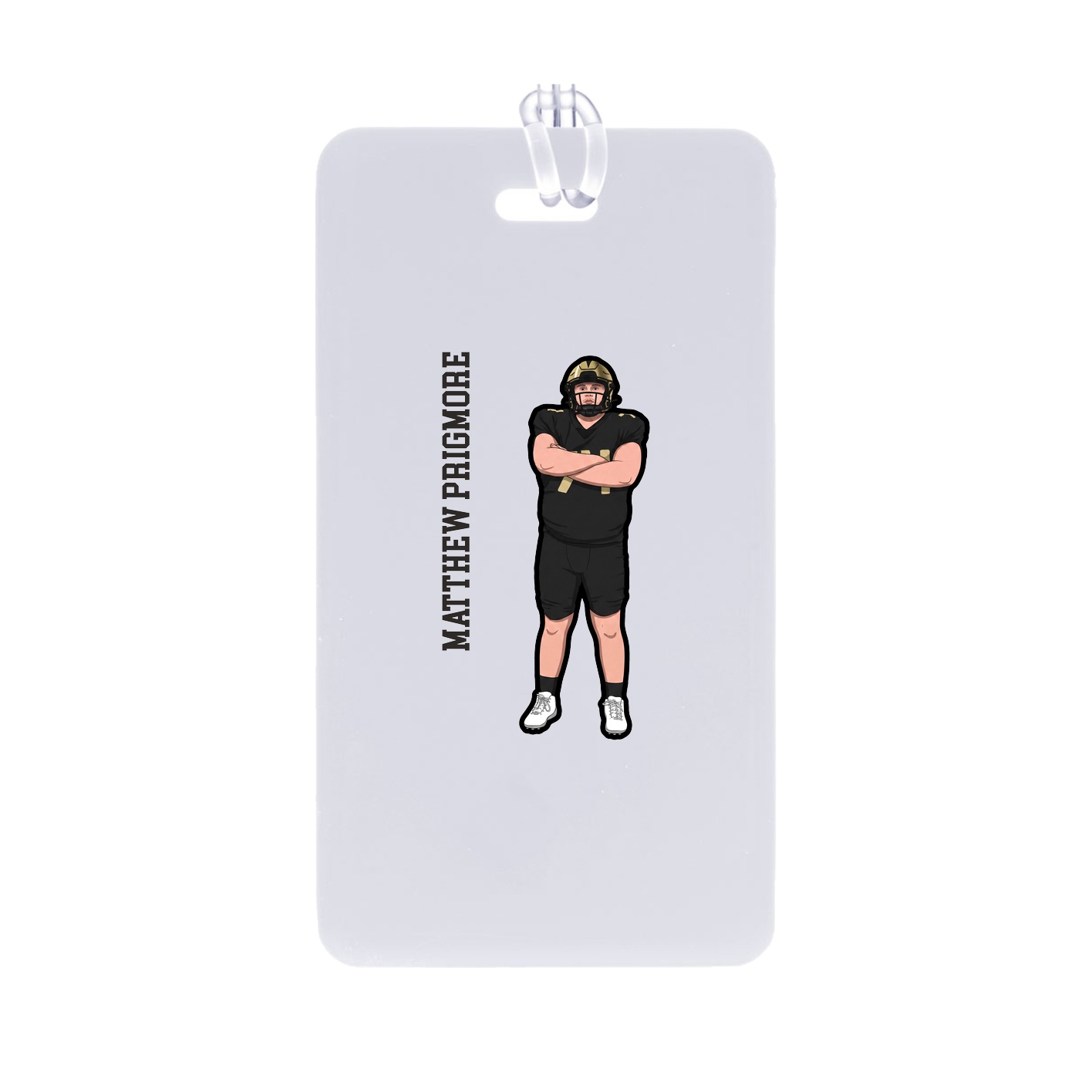 Bag Tag — Name Vertical in Classic
