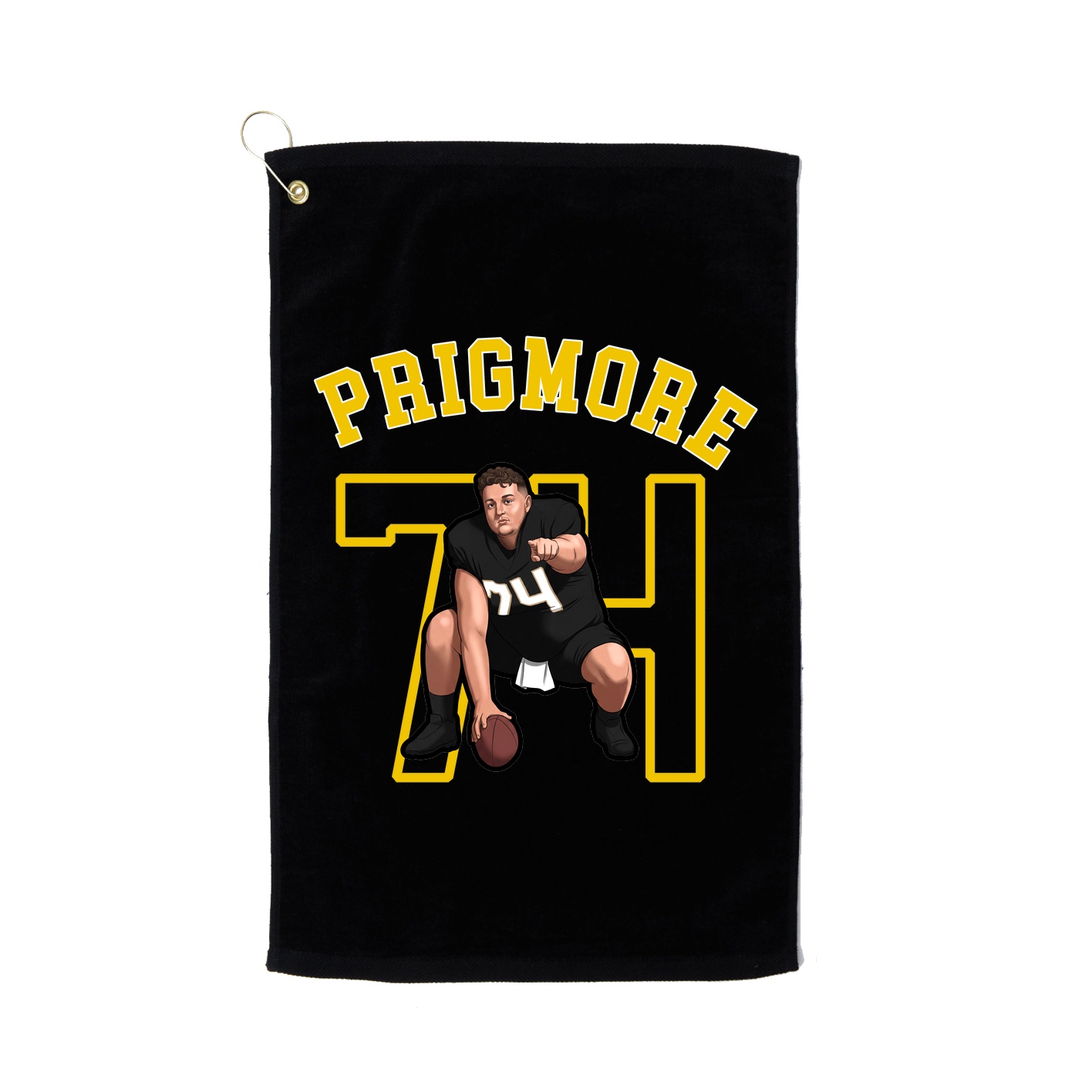 Golf Towel — Shirsey Arch in Black