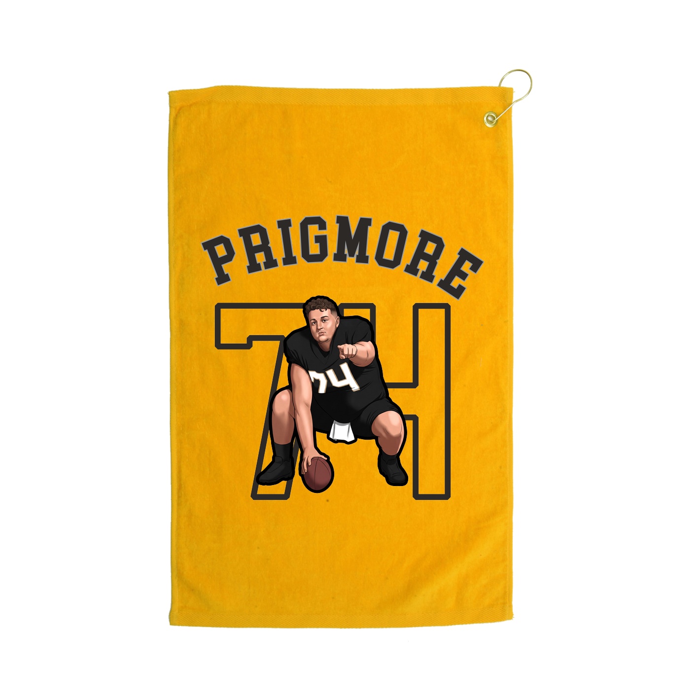Golf Towel — Shirsey Arch in Gold
