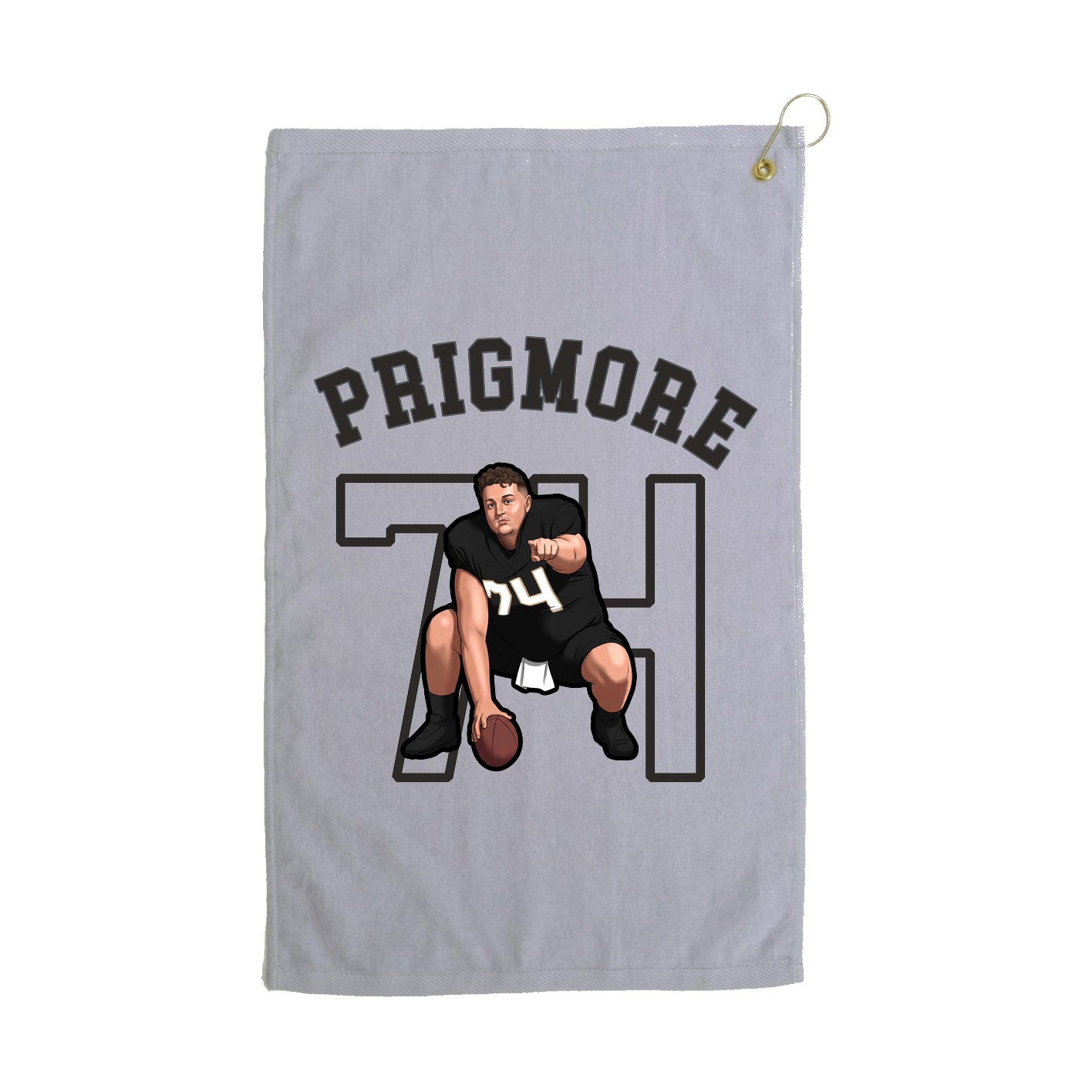 Golf Towel — Shirsey Arch in Grey