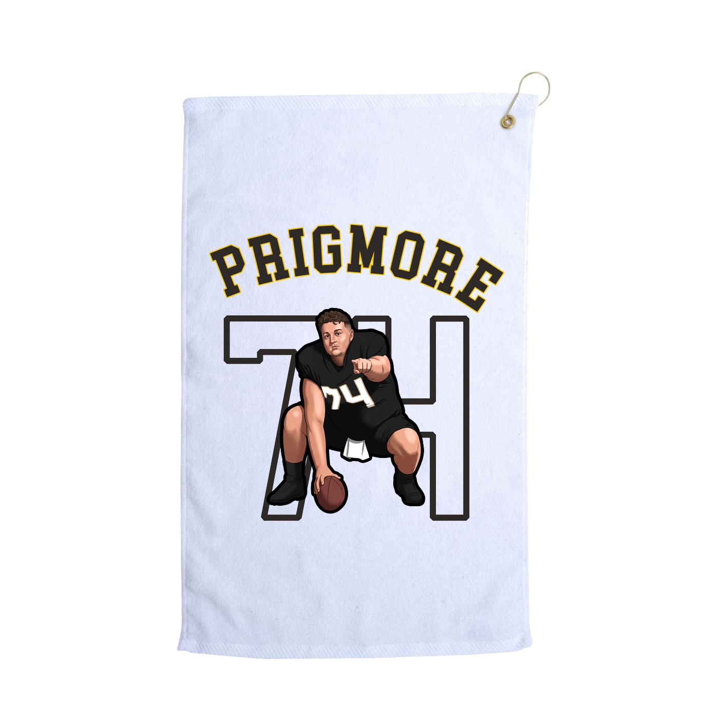 Golf Towel — Shirsey Arch in White