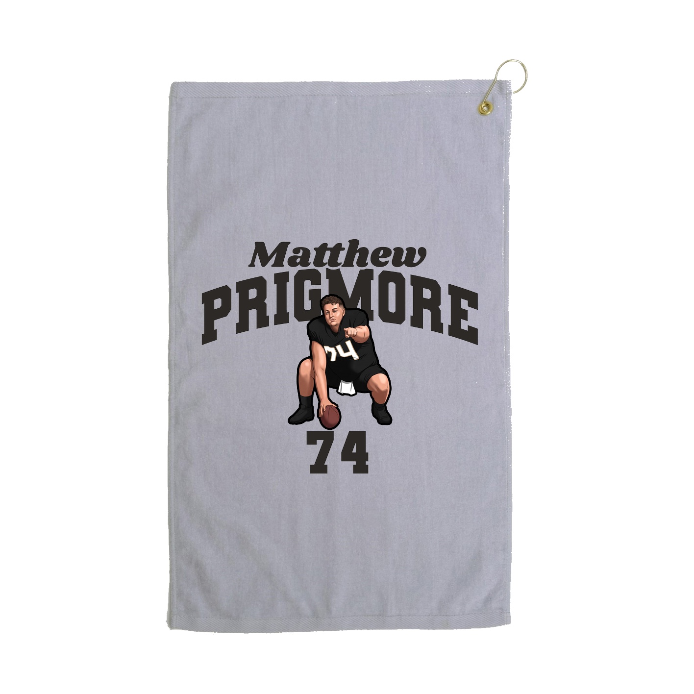 Golf Towel — Signature Arch in Grey