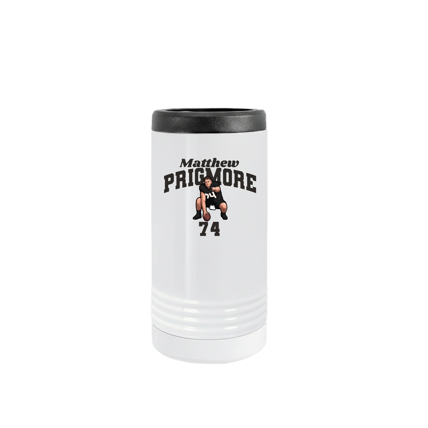 Slim Beverage Holder — Signature Arch in White