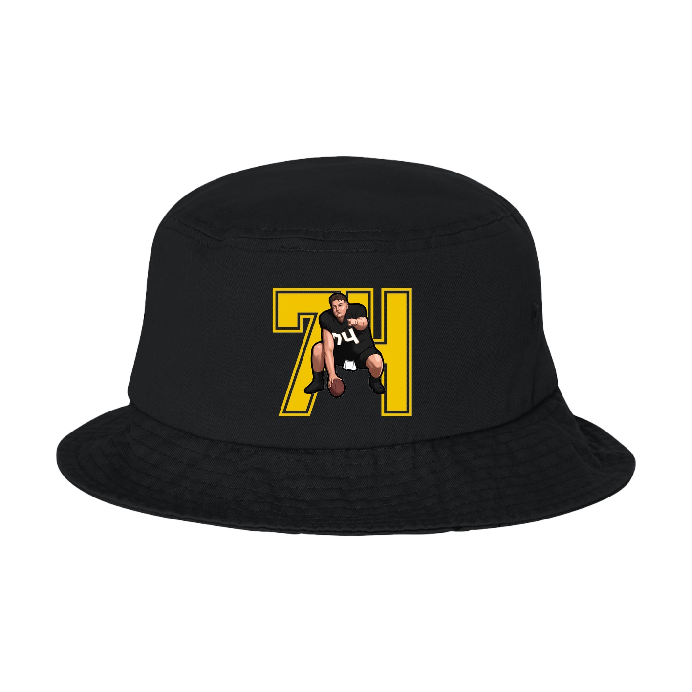 Bucket Cap — Number in Black