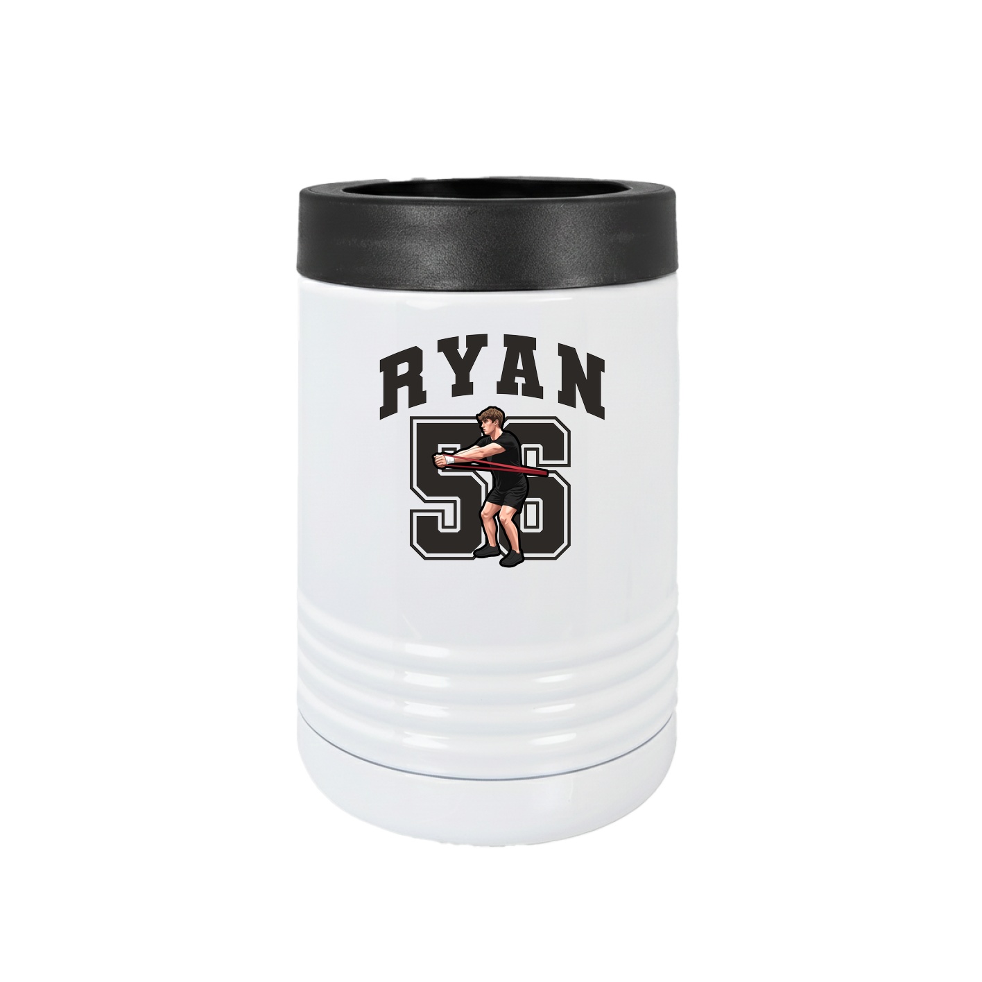 Beverage Holder — Number in White