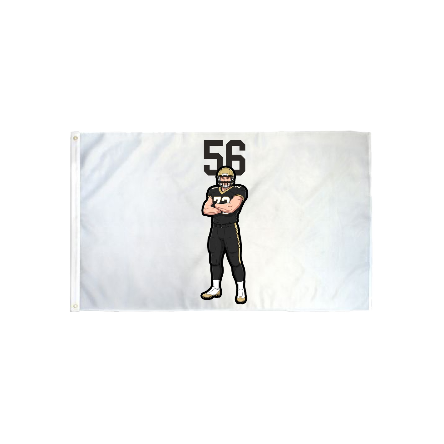 3x5 Flag — Number Top in Classic