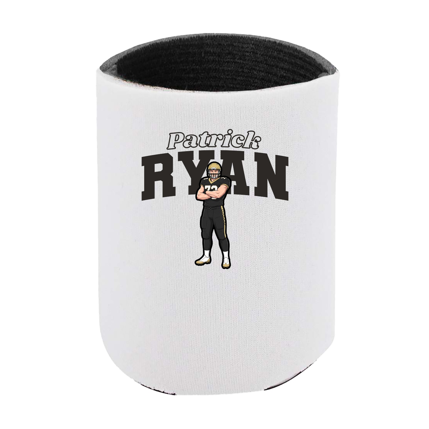 Can Holder — Name Arch in White