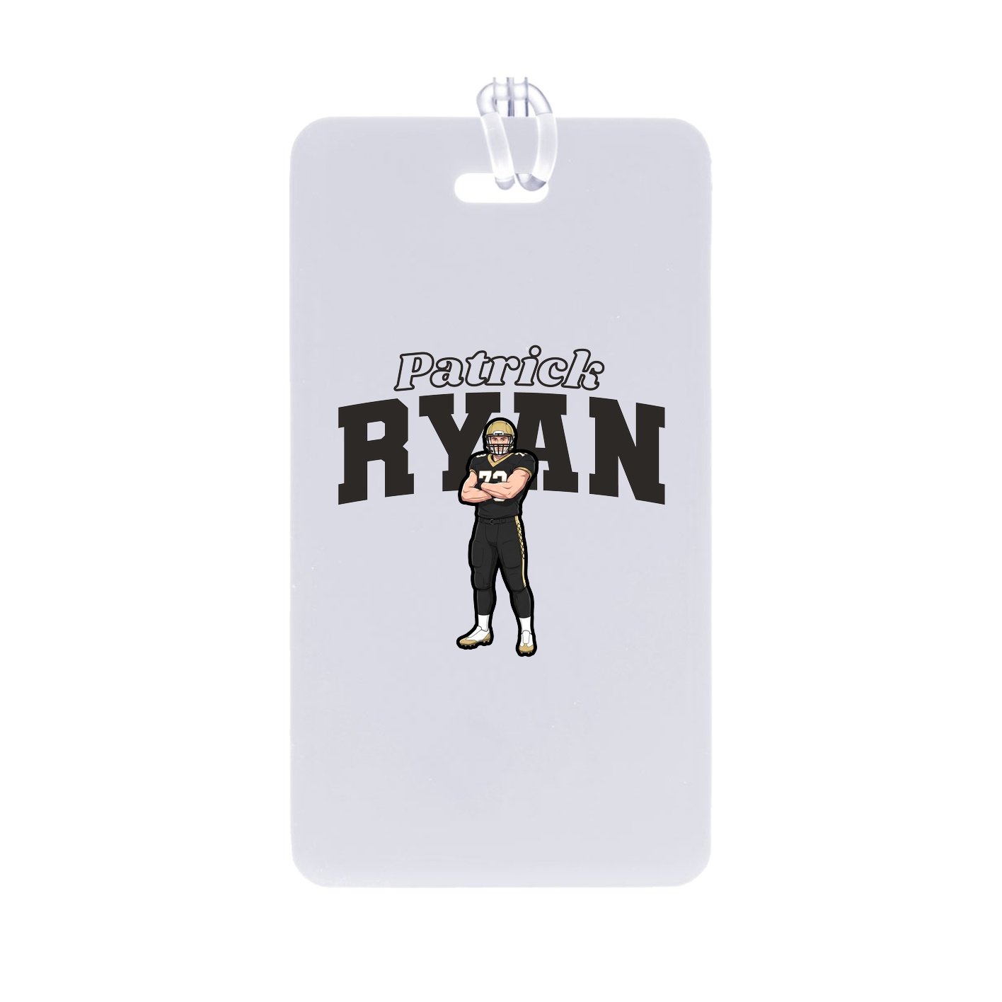 Bag Tag — Name Arch in Classic