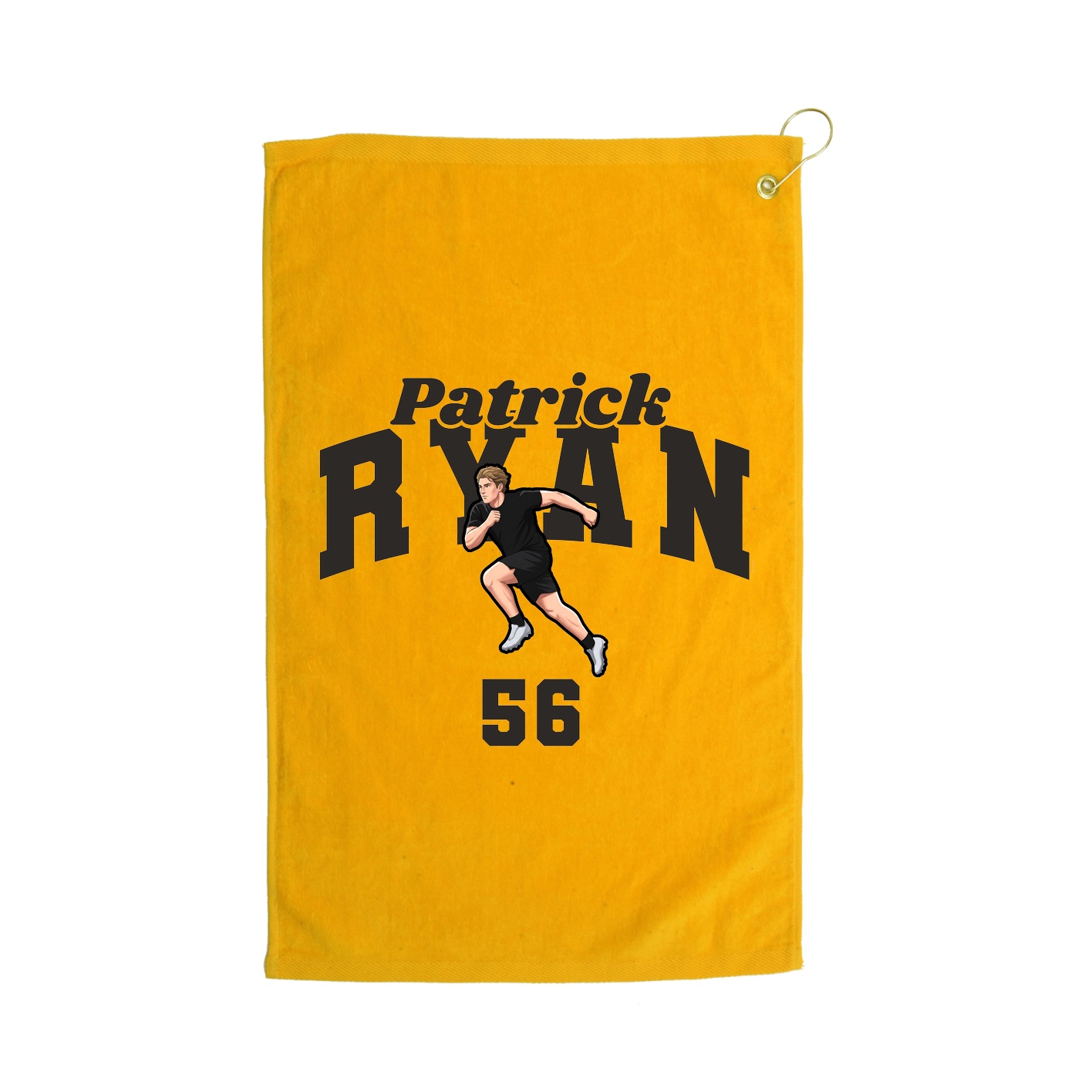 Golf Towel — Signature Arch in Gold