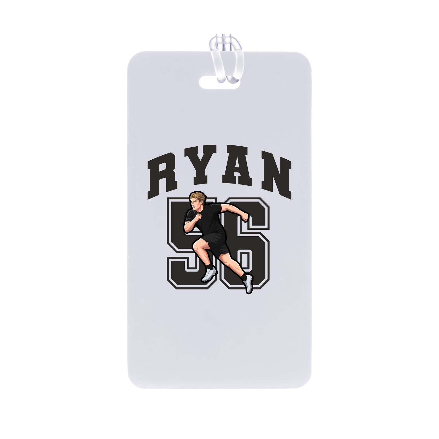 Bag Tag — Number in Classic