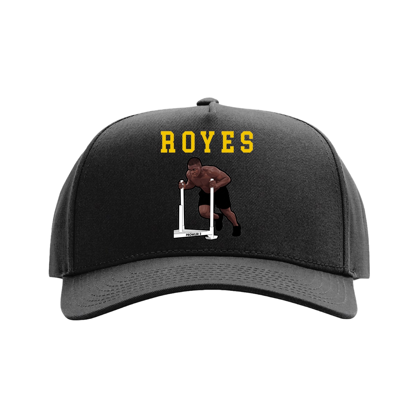 Full Fabric Five-Panel Champ Cap — Shirsey in Black