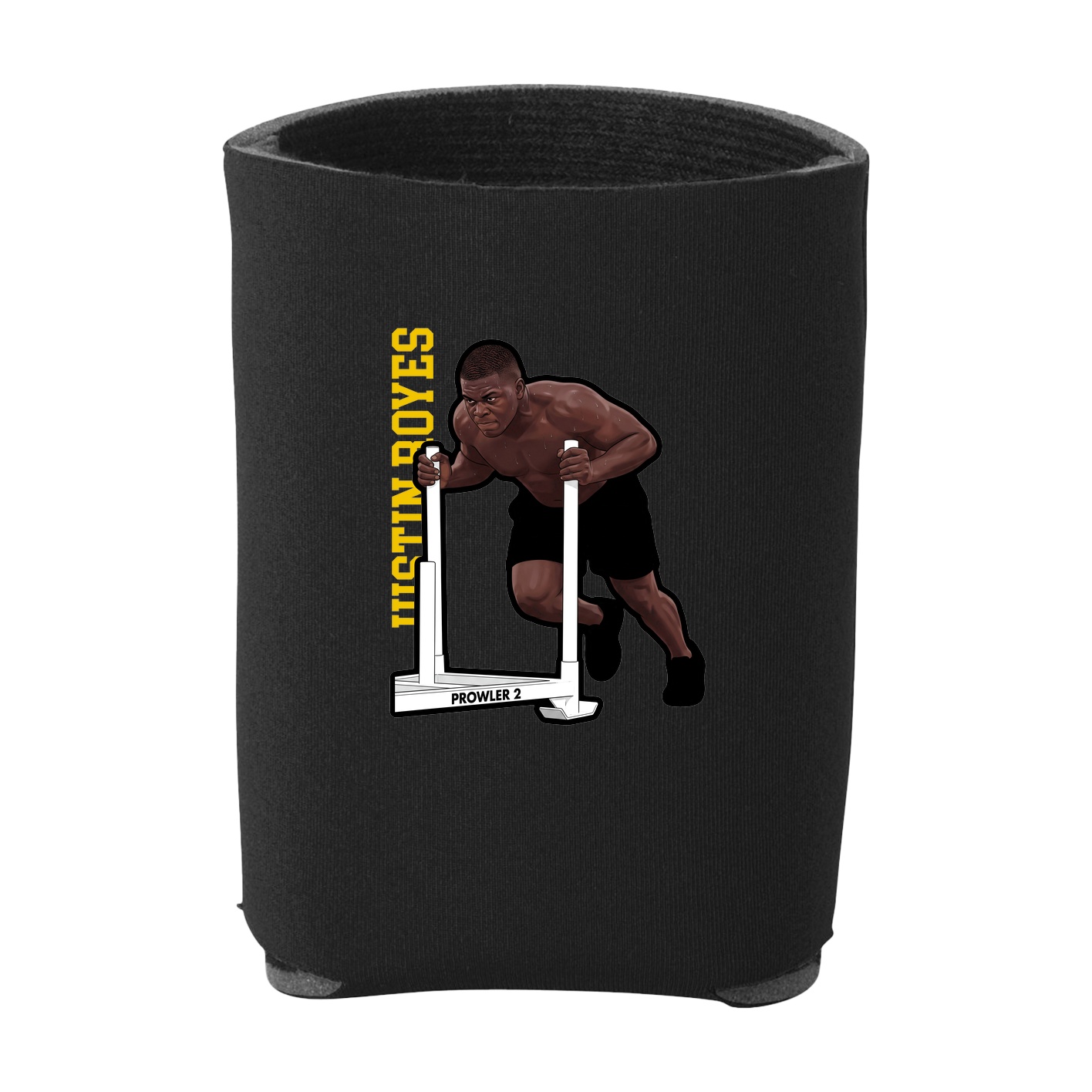 Can Holder — Name Vertical in Black