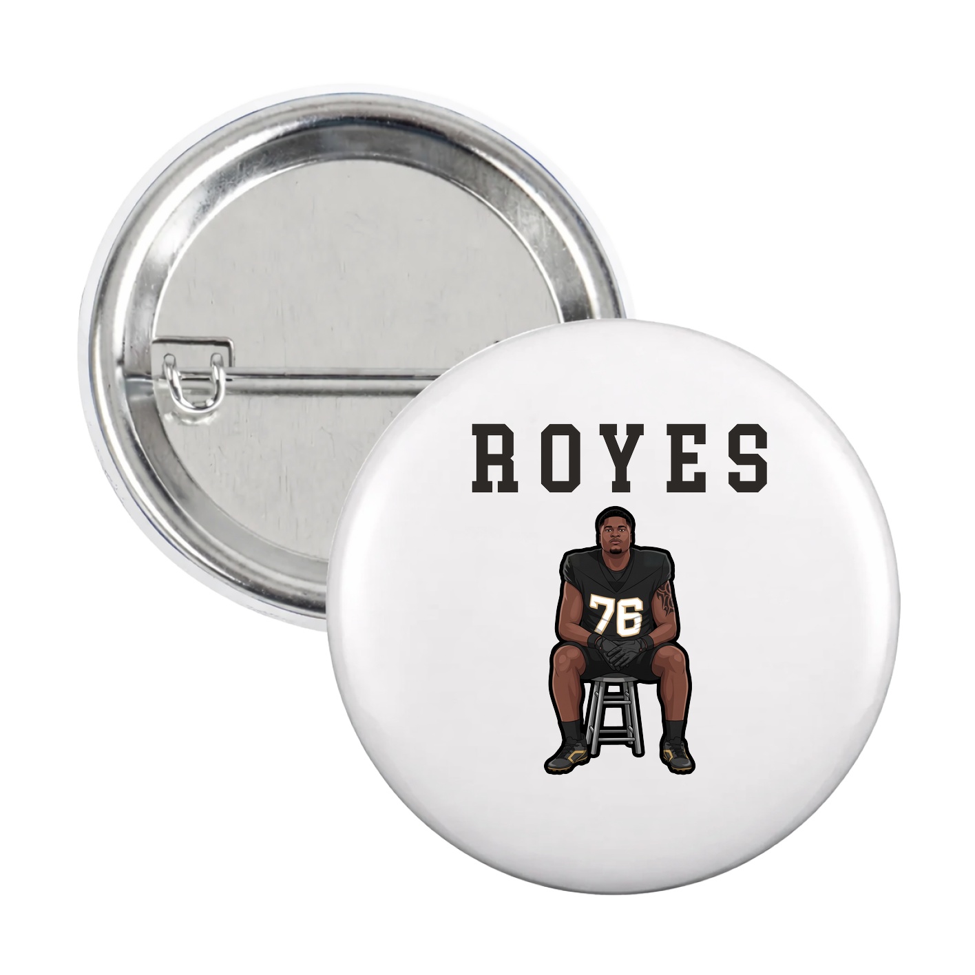 Game Day Button — Shirsey in White