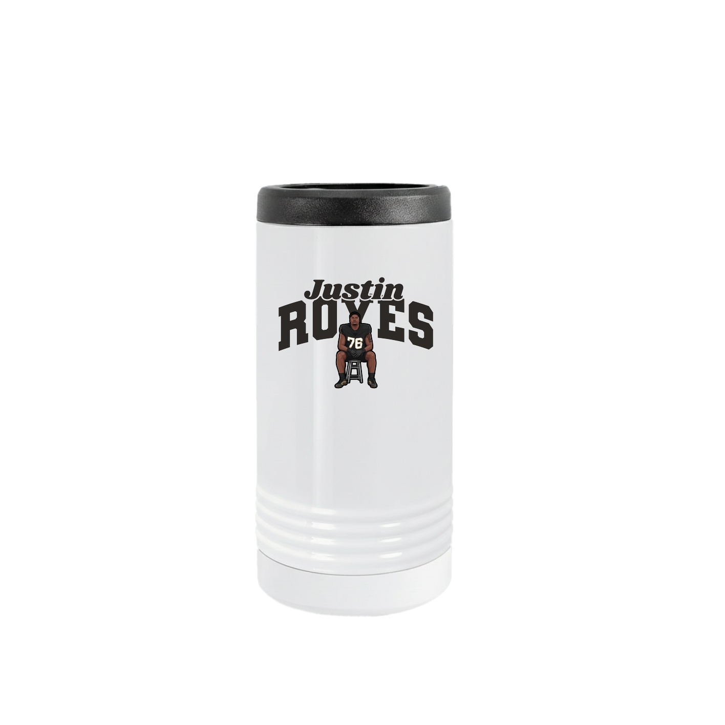 Slim Beverage Holder — Signature Arch in White