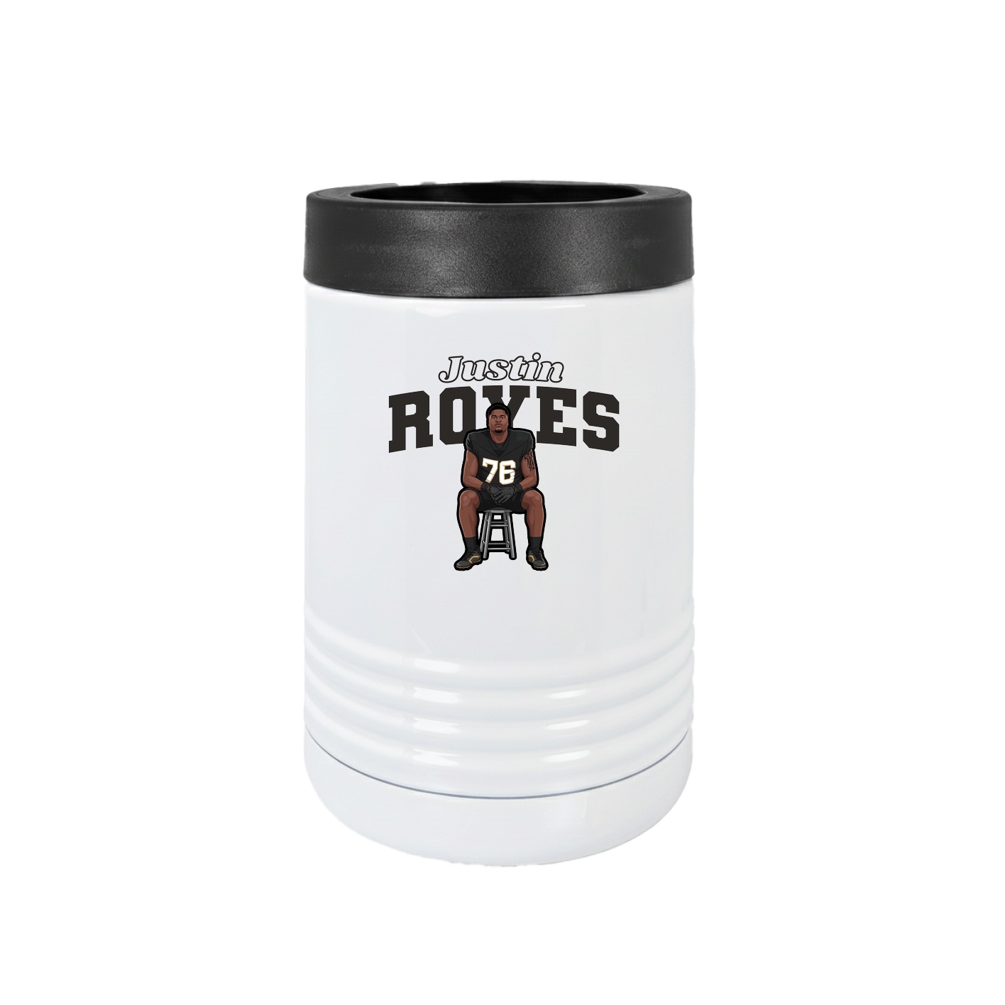 Beverage Holder — Name Arch in White