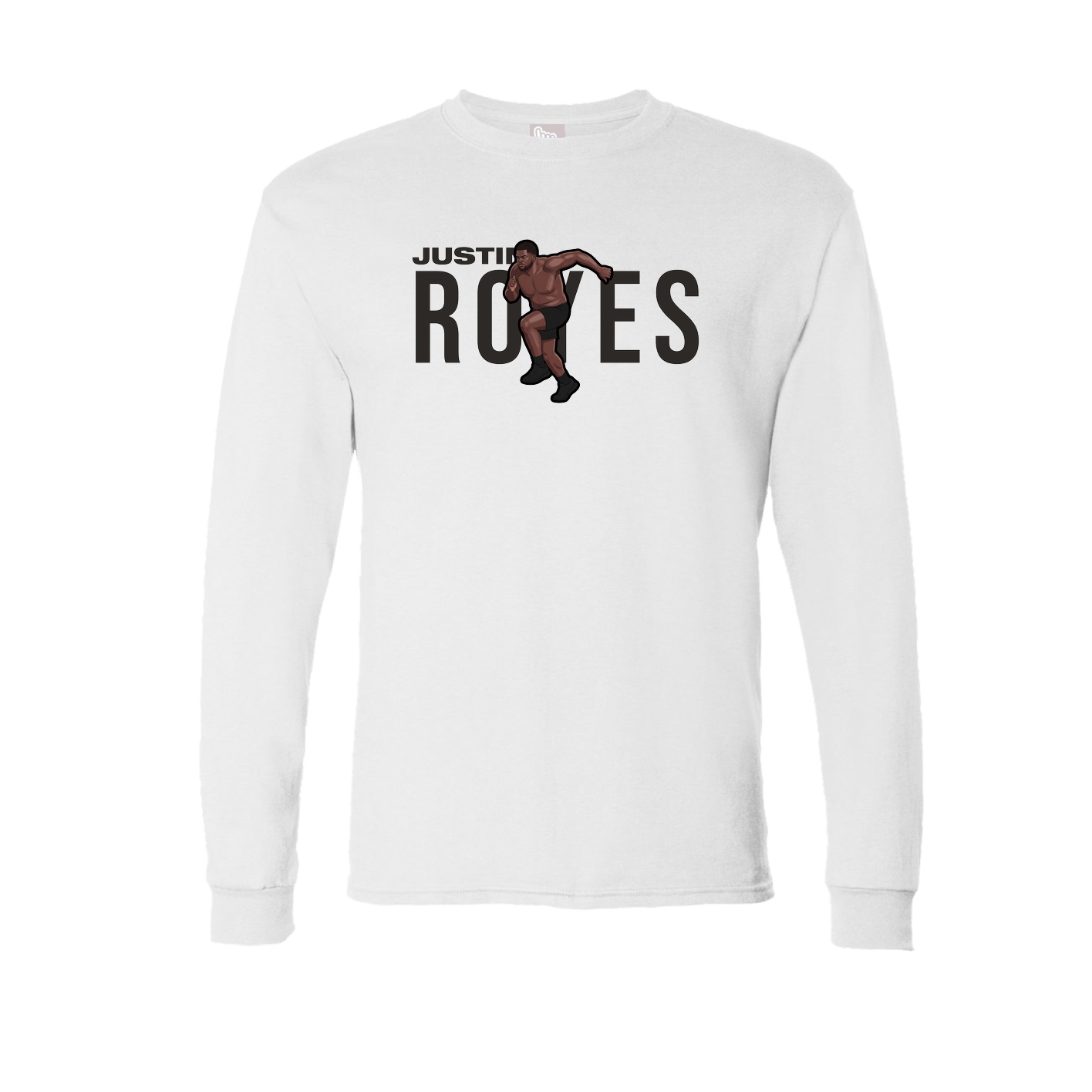 Long Sleeve Tee — Player Name in White
