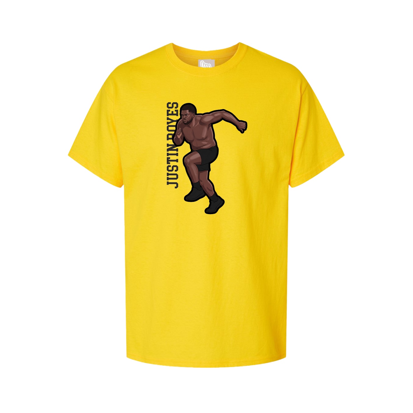 Tee — Name Vertical in Gold