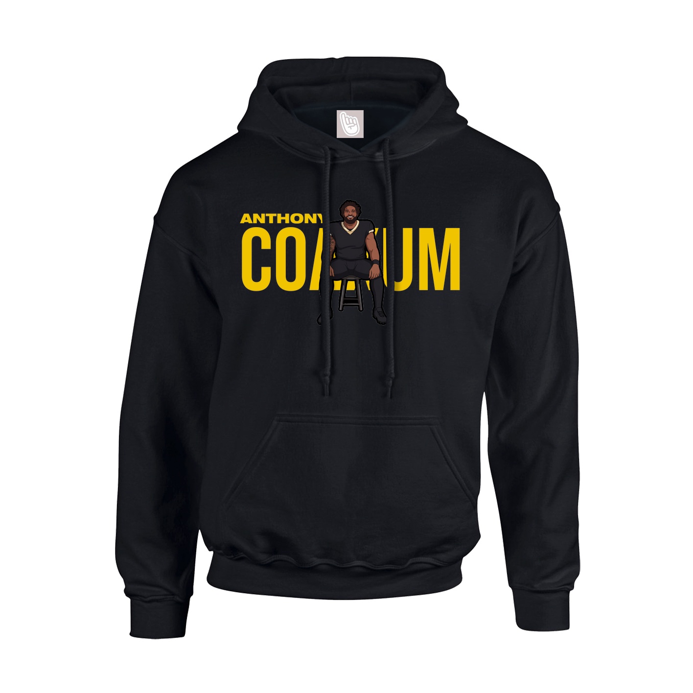 Hoodie — Player Name in Black