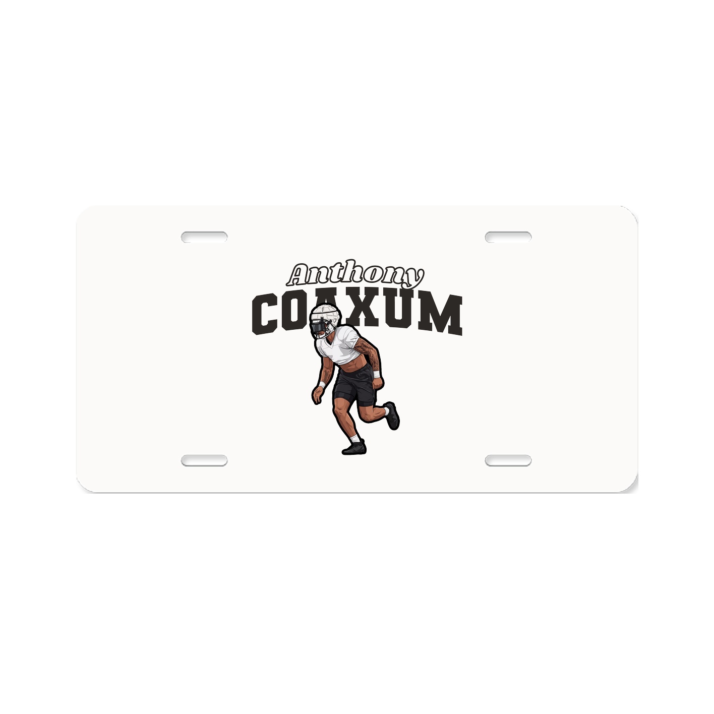 License Plate — Name Arch in Classic