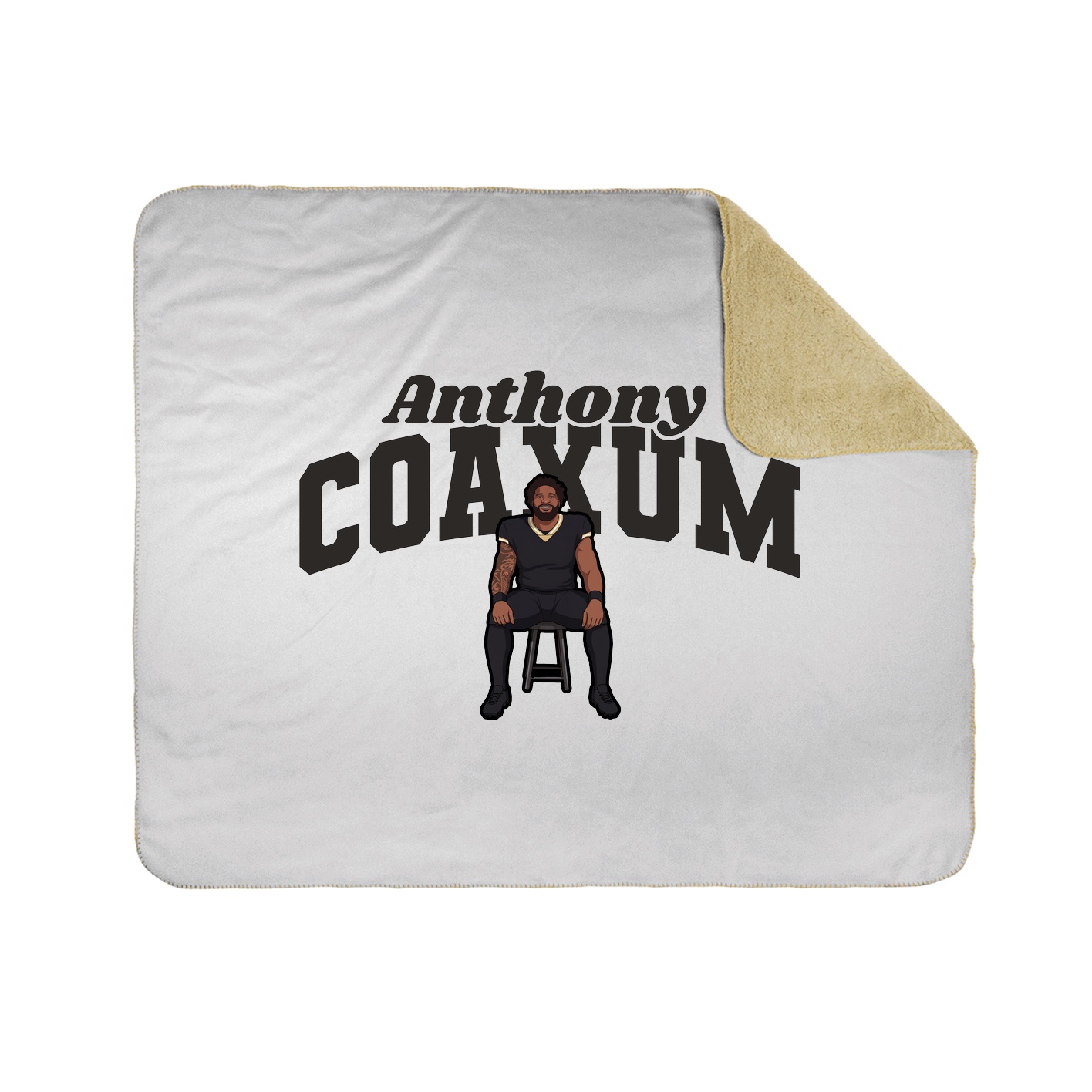 Throw Blanket — Signature Arch in White