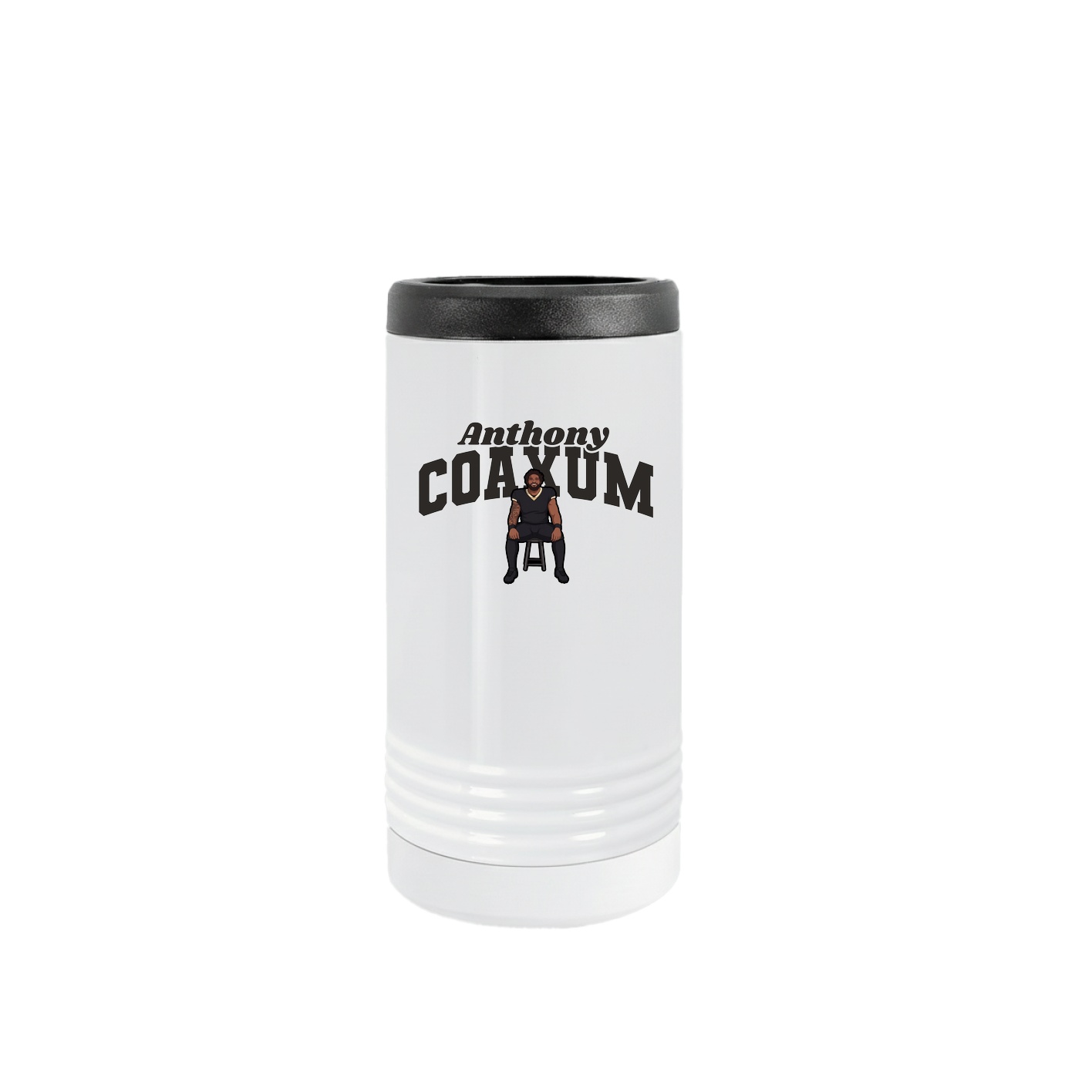 Slim Beverage Holder — Signature Arch in White