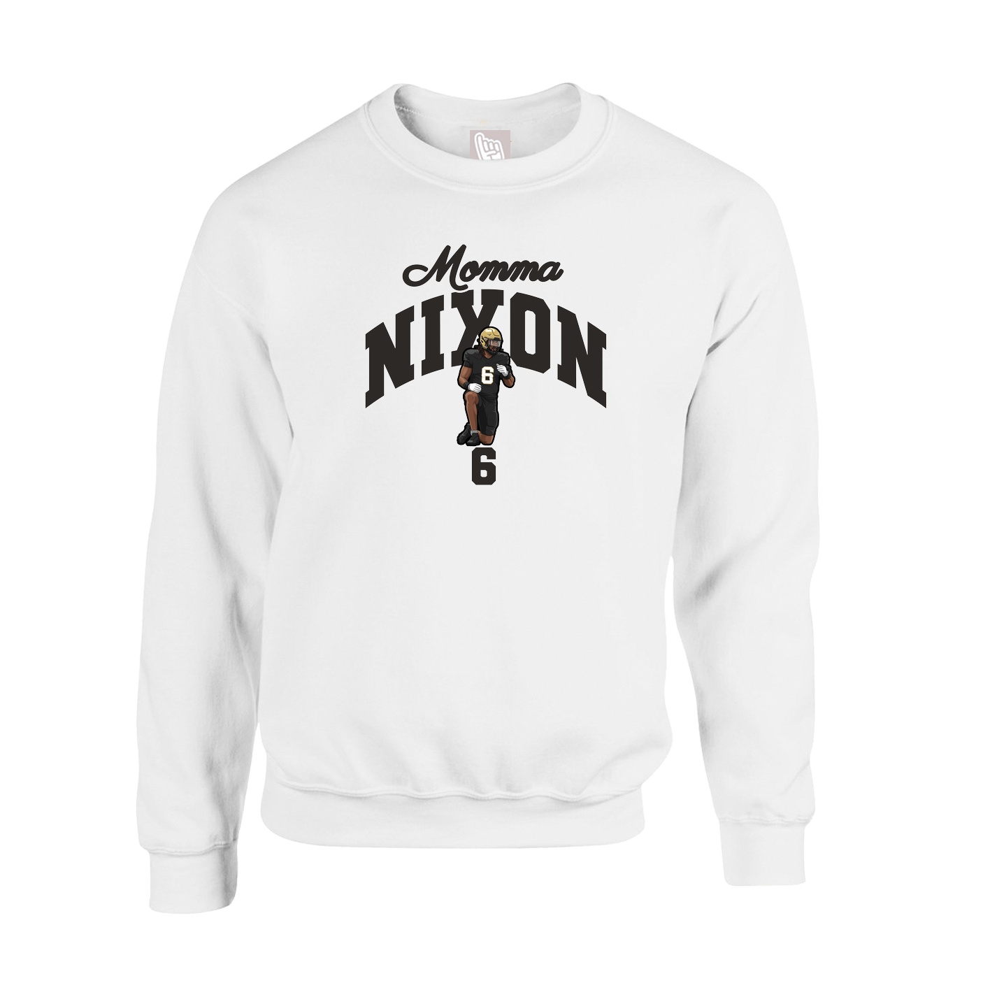 Fleece Crew — Mothers Day Arch in White